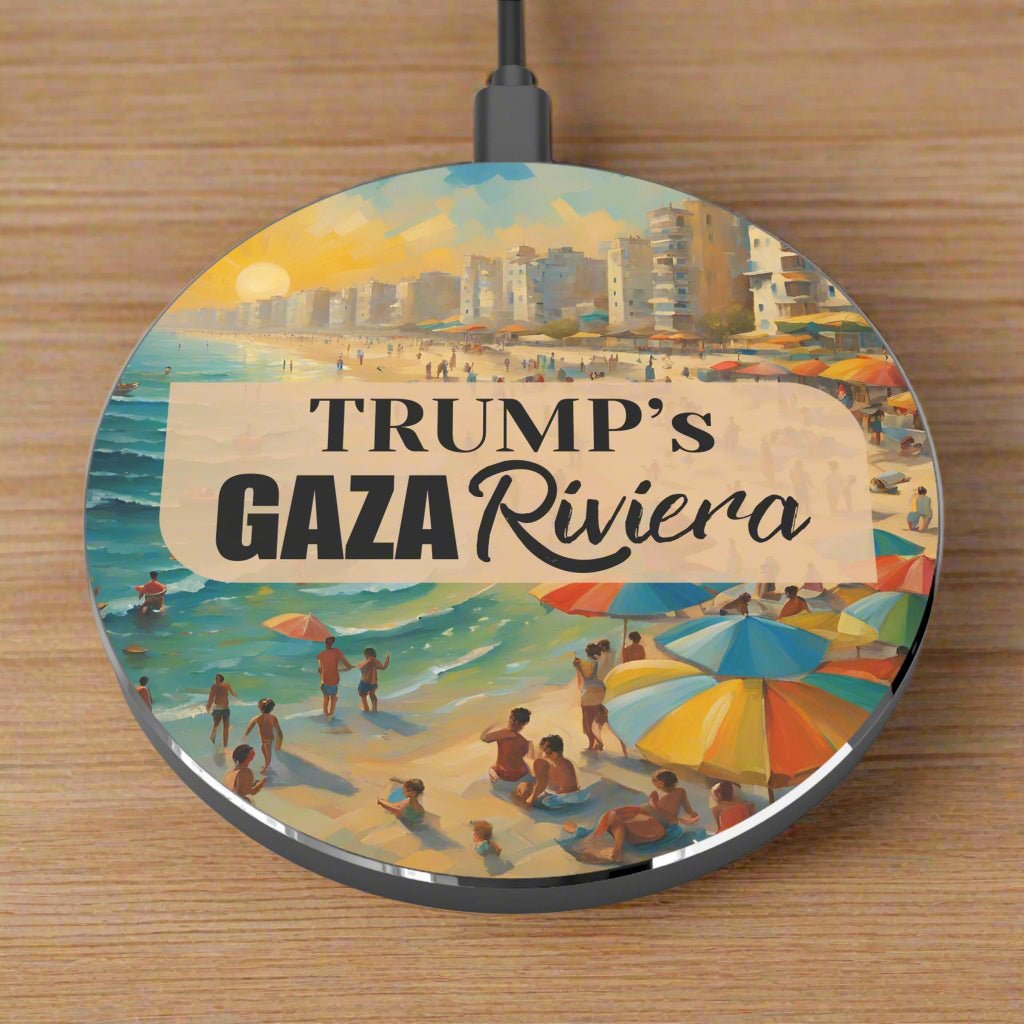 Trump's Seaside Gaza Riviera Wireless Charger - Accessories, Tech, Chargers - EpiAl's Shop