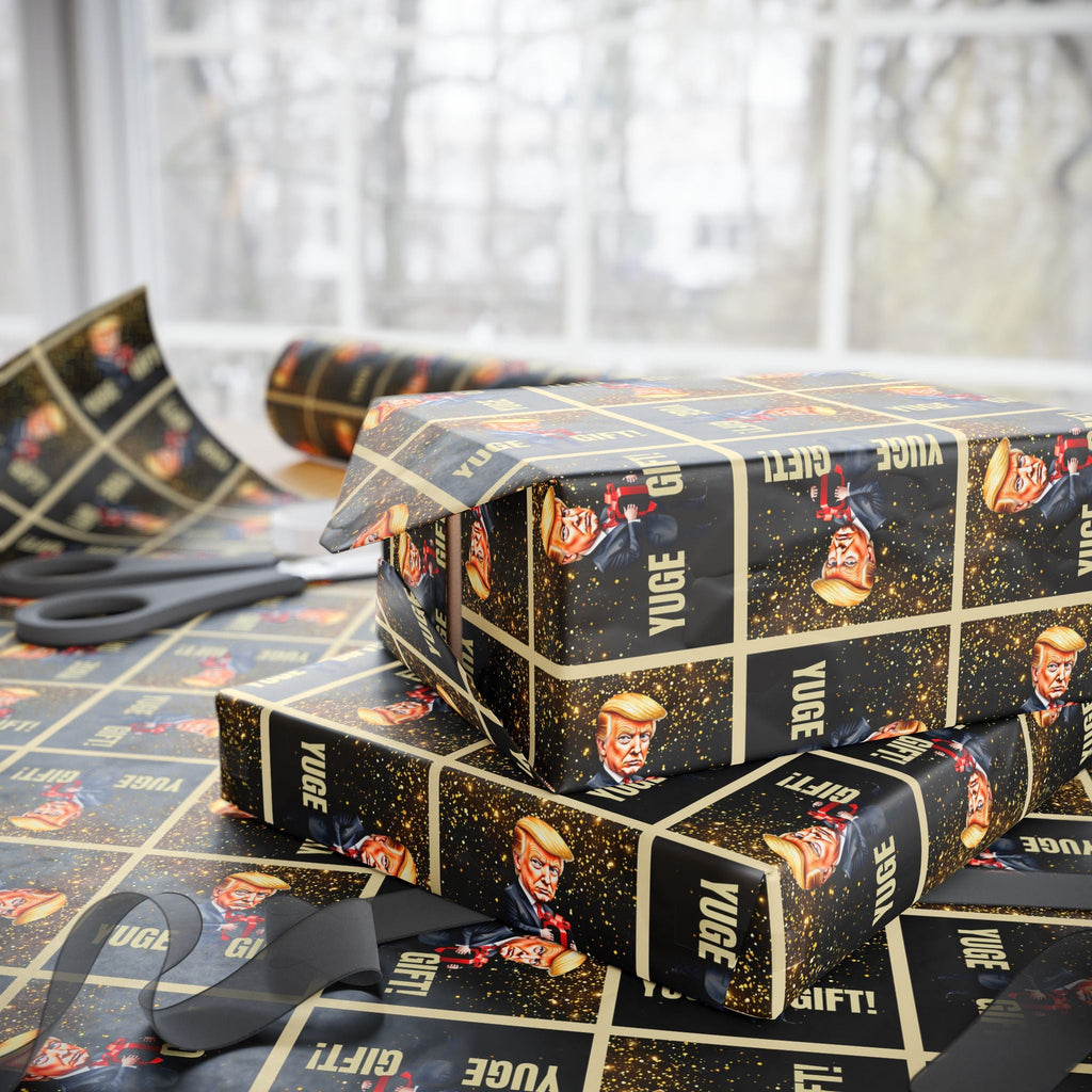 Trump's Yuge Gift All Occasion Wrapping Paper - Paper Products, Gift Wrapping Paper - EpiAl's Shop