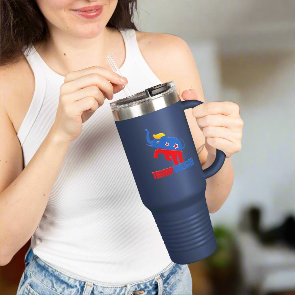 Trumpublican Patriotic Insulated Travel Mug - 40oz - Drinkware, Travel Mugs - EpiAl's Shop
