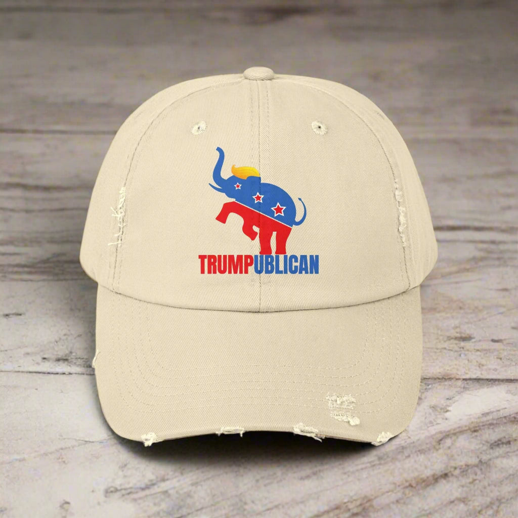 Trumpublican Unisex Distressed Cap - Hats, Baseball & Trucker - EpiAl's Shop