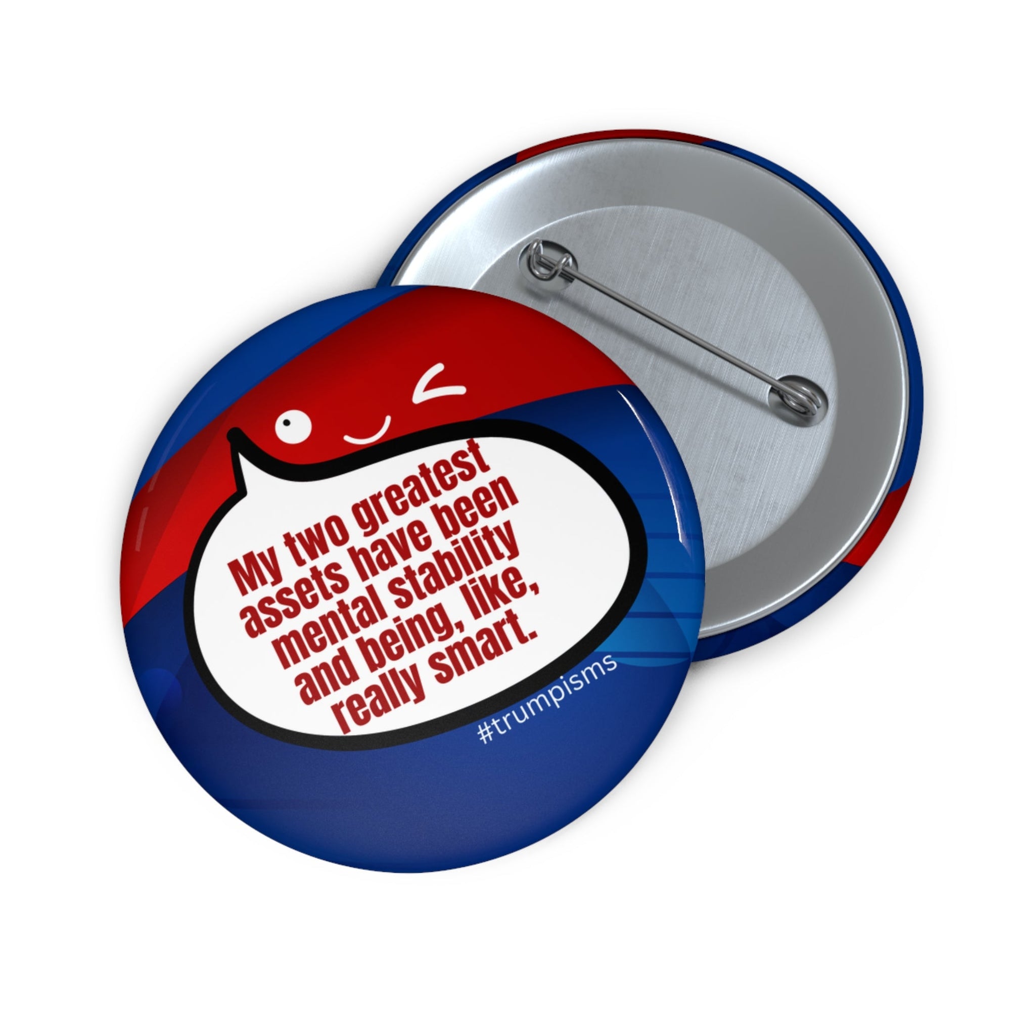 Two Greatest Assets: Trumpisms Pin Buttons - Collectibles, Pinback Buttons - EpiAl's Shop
