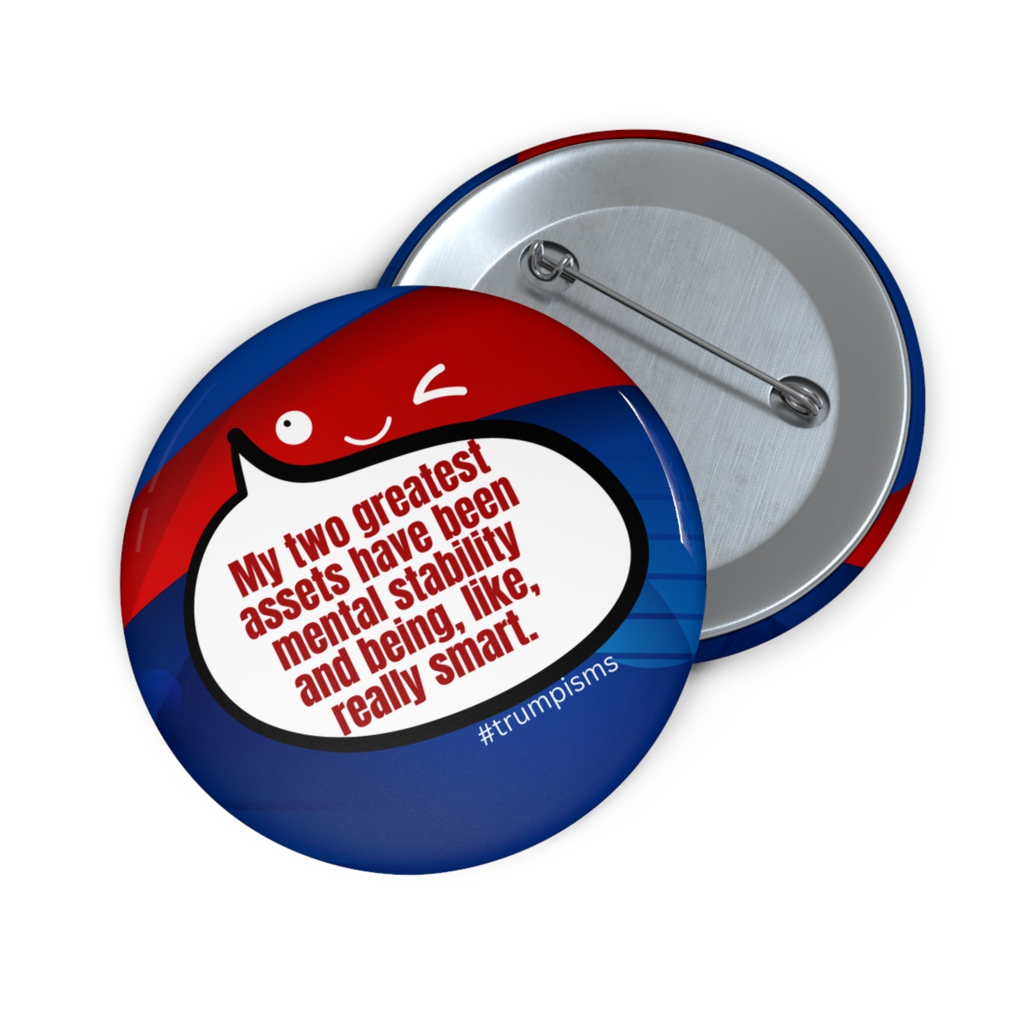 Two Greatest Assets: Trumpisms Pin Buttons - Collectibles, Pinback Buttons - EpiAl's Shop
