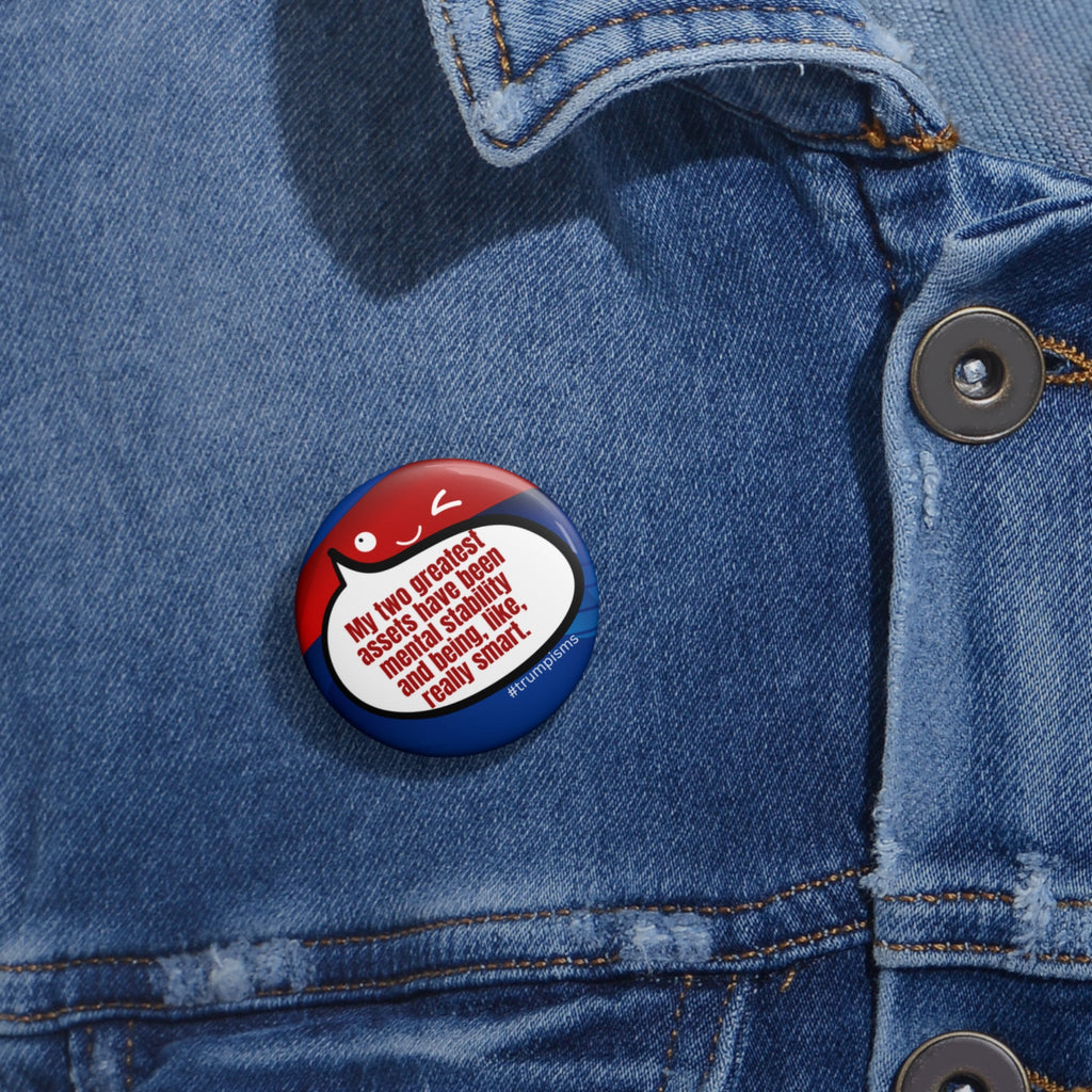 Two Greatest Assets: Trumpisms Pin Buttons - Collectibles, Pinback Buttons - EpiAl's Shop