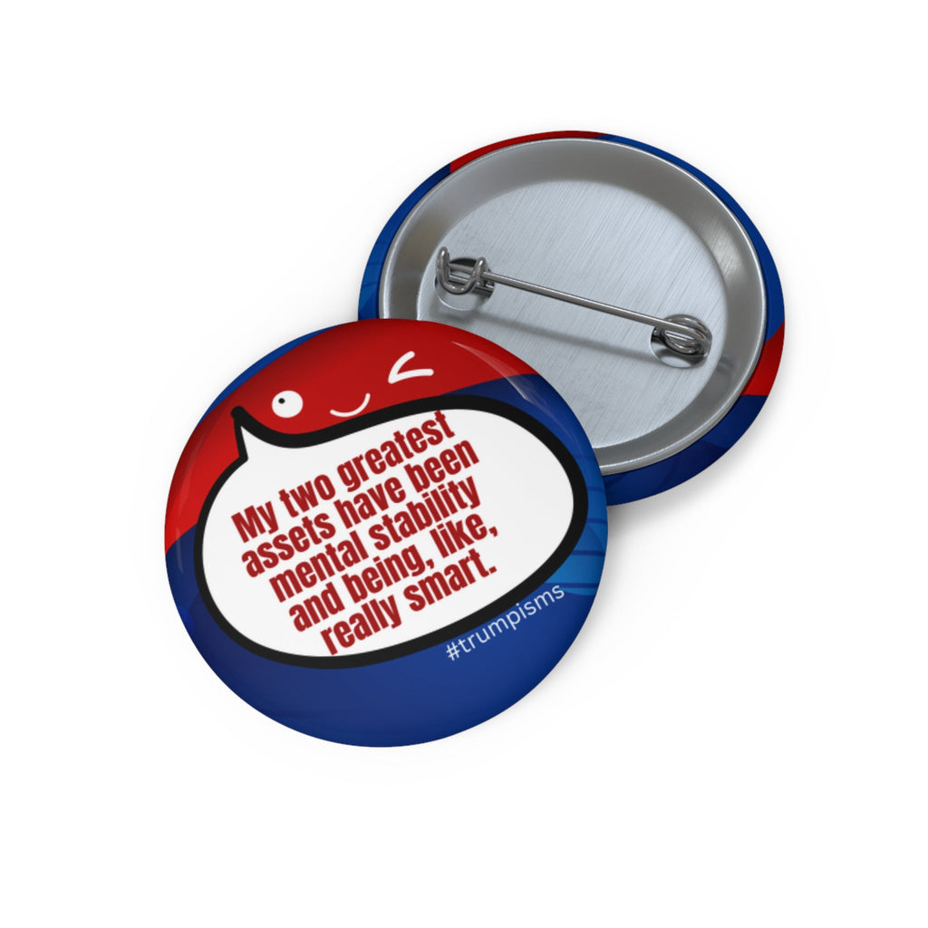 Two Greatest Assets: Trumpisms Pin Buttons - Collectibles, Pinback Buttons - EpiAl's Shop