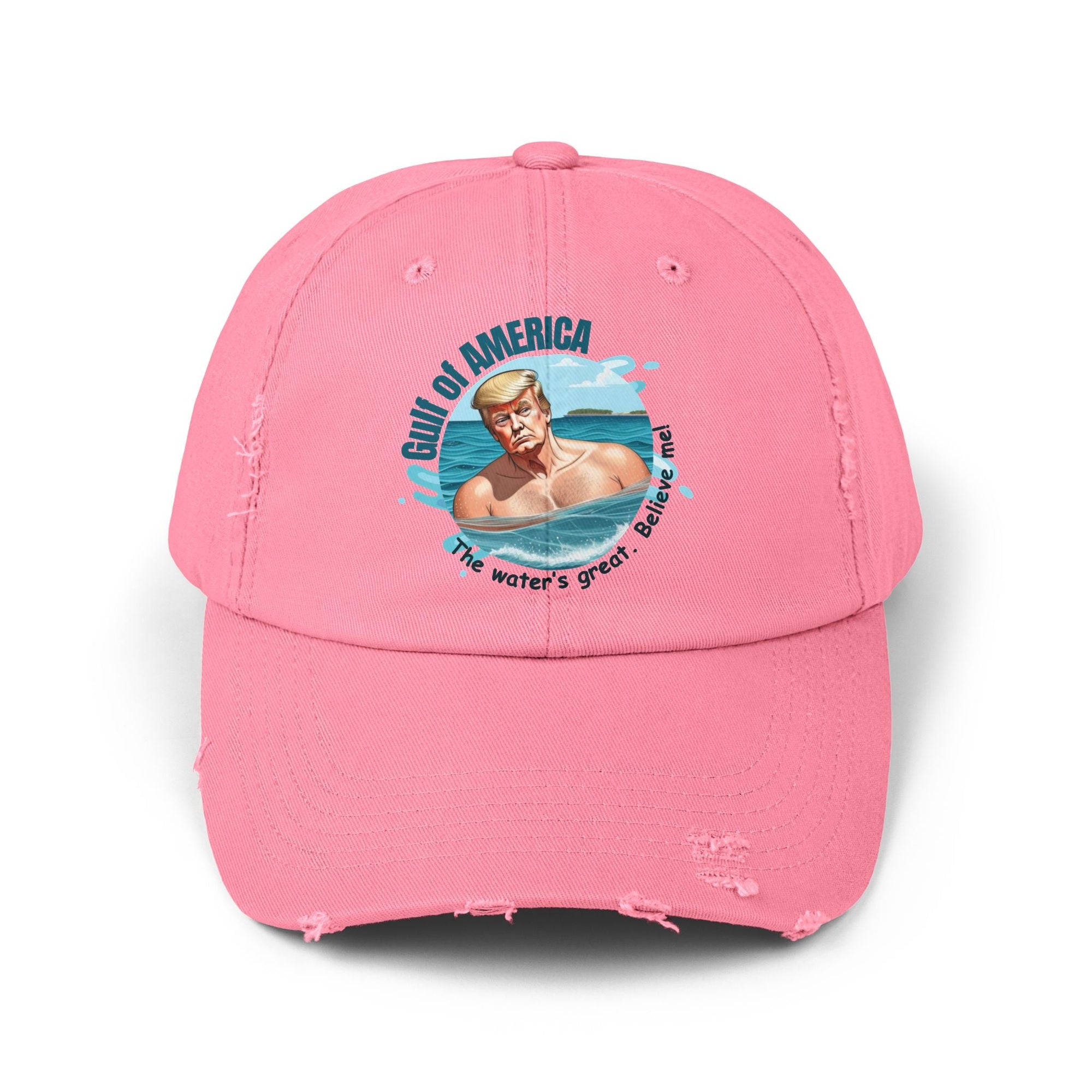 Unisex Distressed Cap - American Gulf Beach Hat - Hats, Baseball & Trucker - EpiAl's Shop