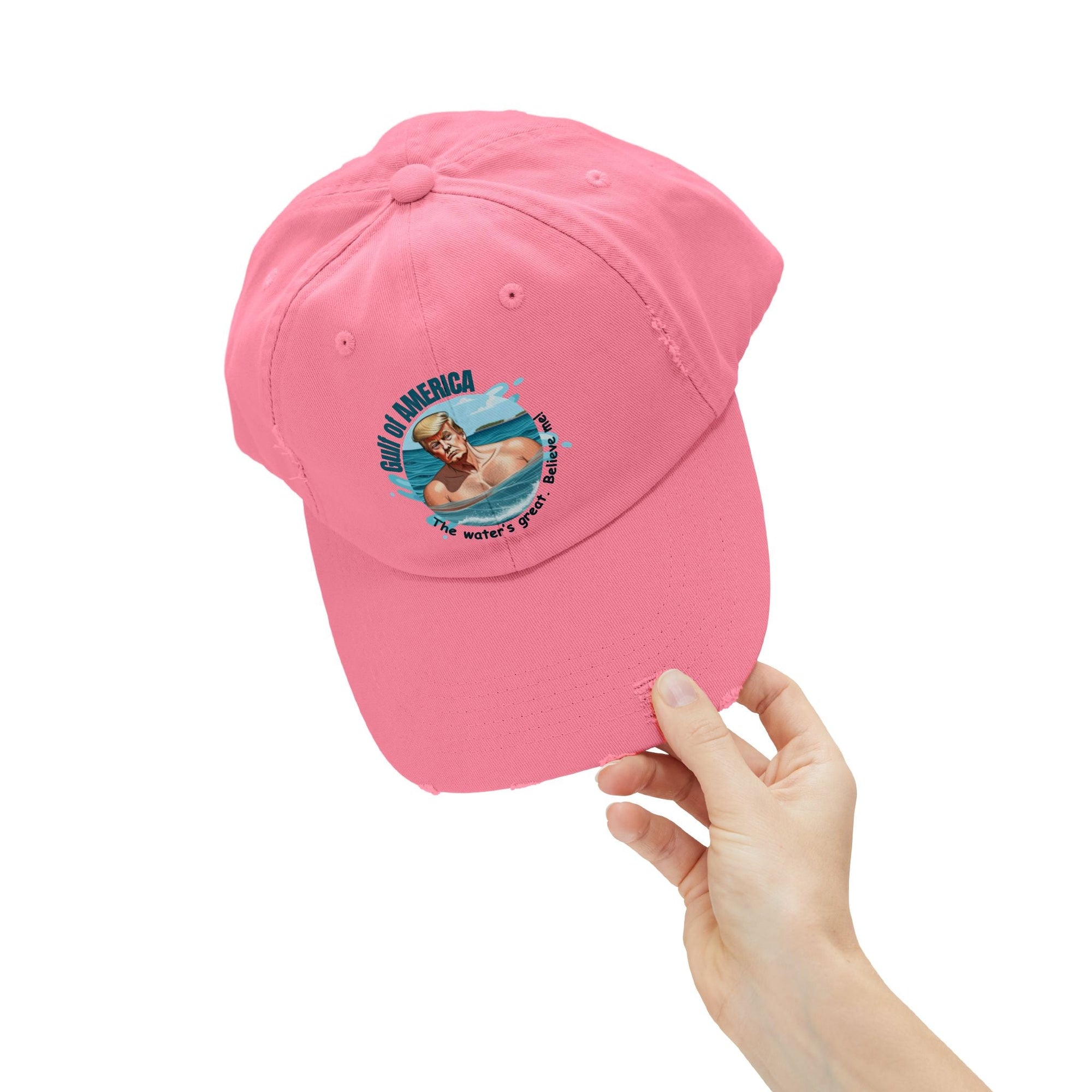 Unisex Distressed Cap - American Gulf Beach Hat - Hats, Baseball & Trucker - EpiAl's Shop