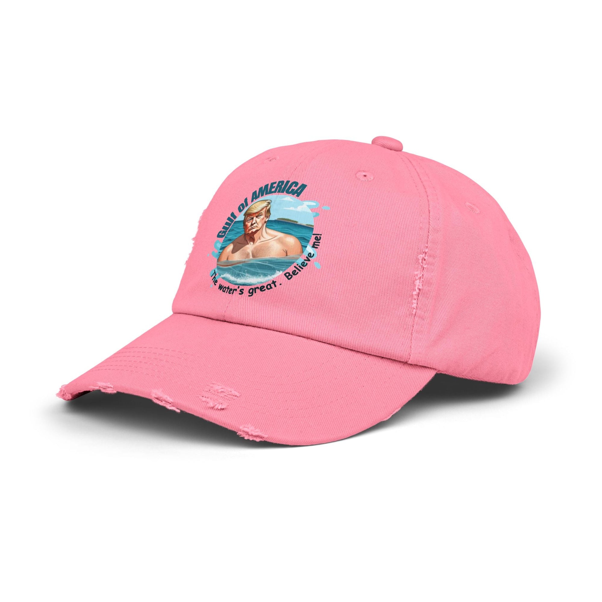 Unisex Distressed Cap - American Gulf Beach Hat - Hats, Baseball & Trucker - EpiAl's Shop