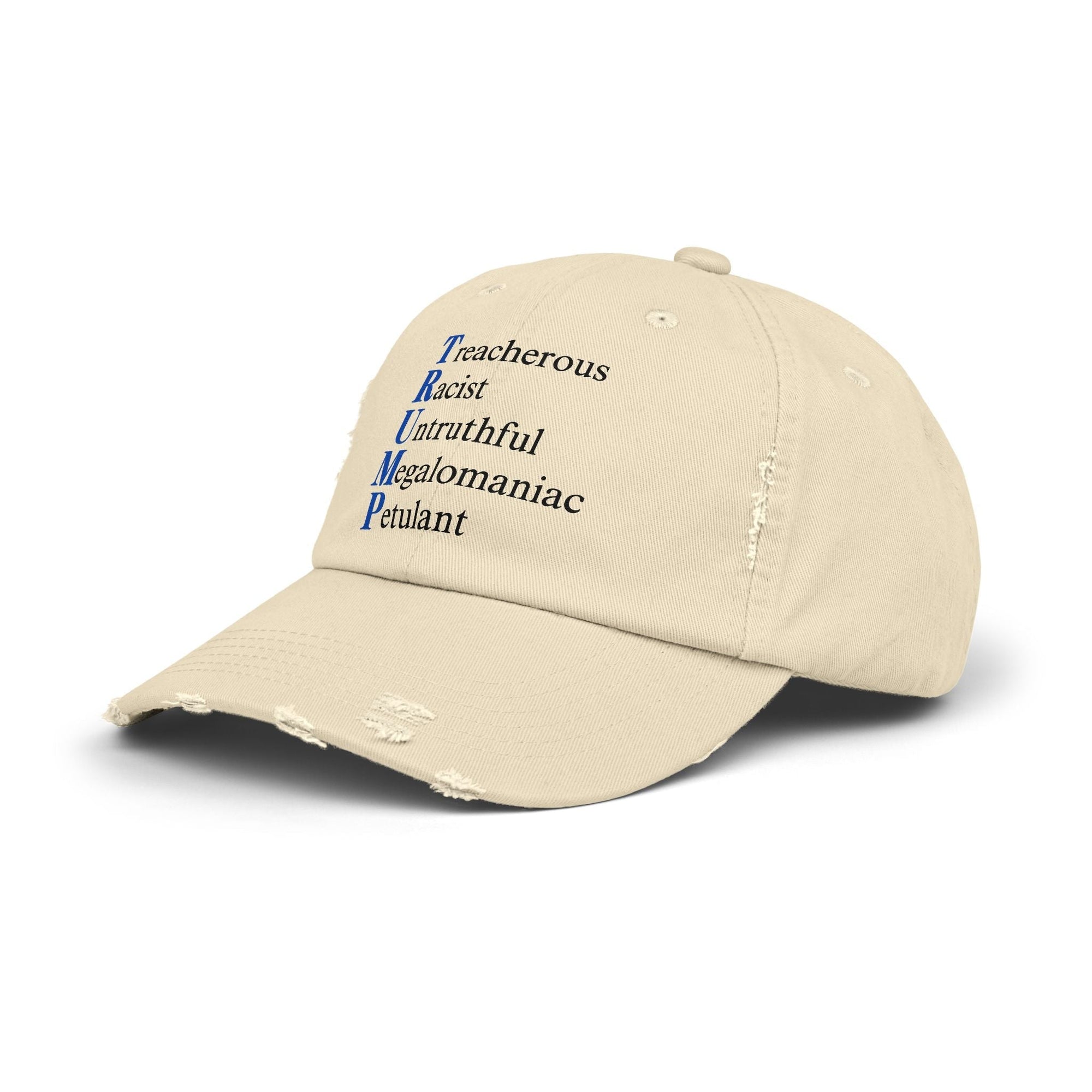 Unisex Distressed Cap - Anti - Trump Hat - Hats, Baseball & Trucker - EpiAl's Shop