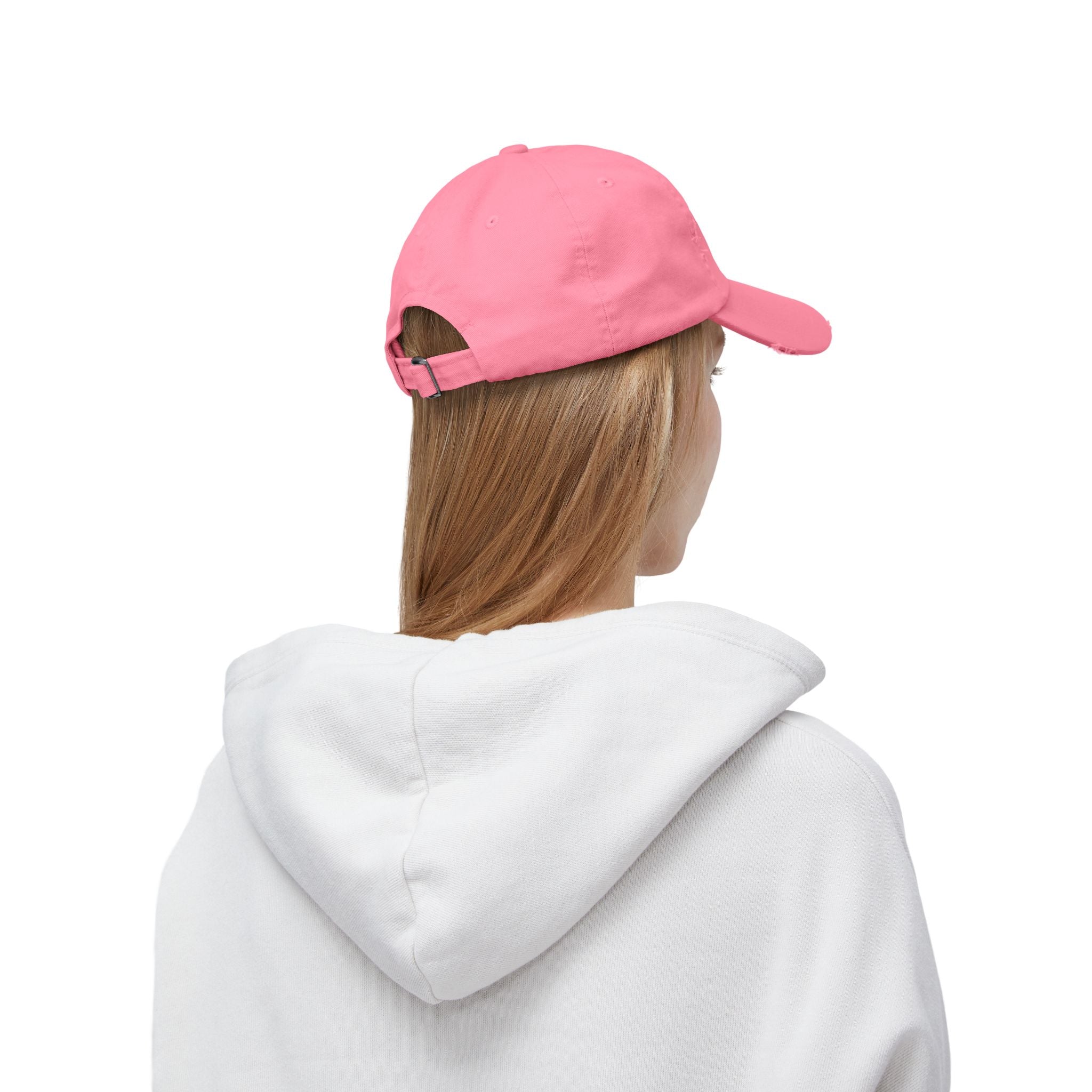 Unisex Distressed Cap - 'Graceful as a Cat' Fun Cat Lover Hat - Hats, Baseball & Trucker - EpiAl's Shop