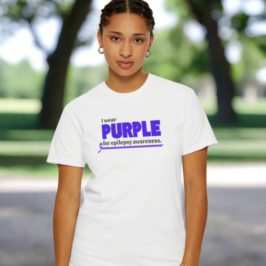 Unisex I Wear Purple Awareness T-Shirt - Clothing, T-shirts - EpiAl's Shop