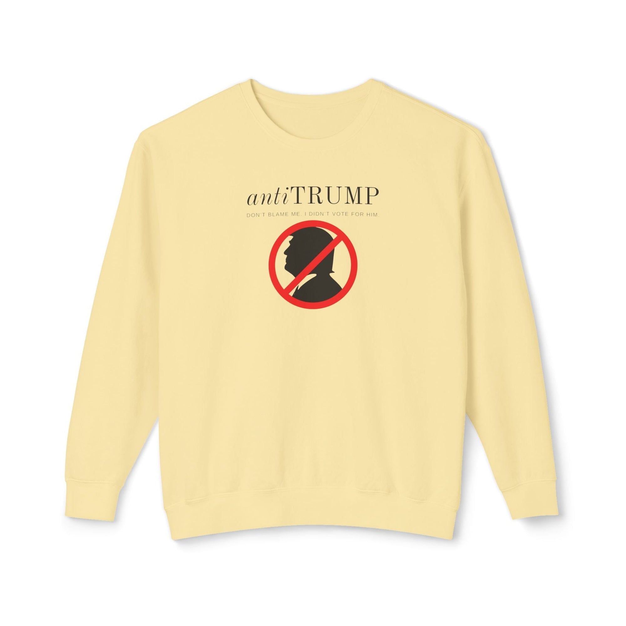 Unisex Lightweight Anti - Trump Crewneck Sweatshirt - Political Activism Wear - Clothing, Sweatshirts - EpiAl's Shop