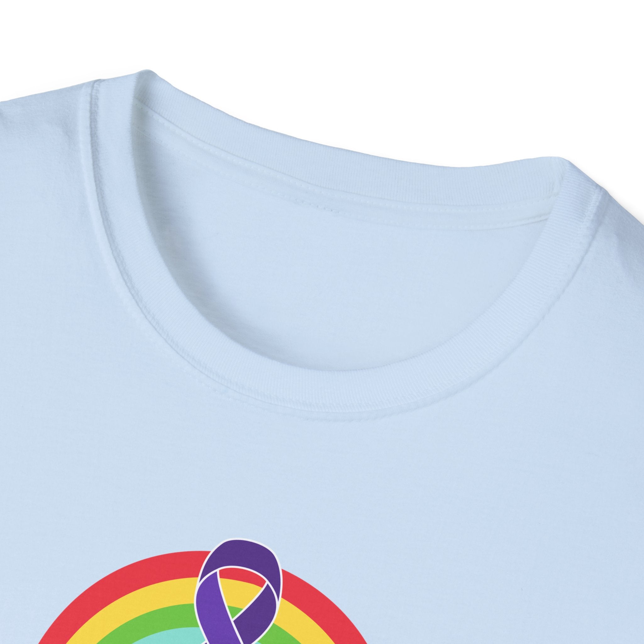 Unisex Softstyle T-Shirt - 'Count the Rainbows' Inspirational Tee - Clothing, T-shirts - EpiAl's Shop