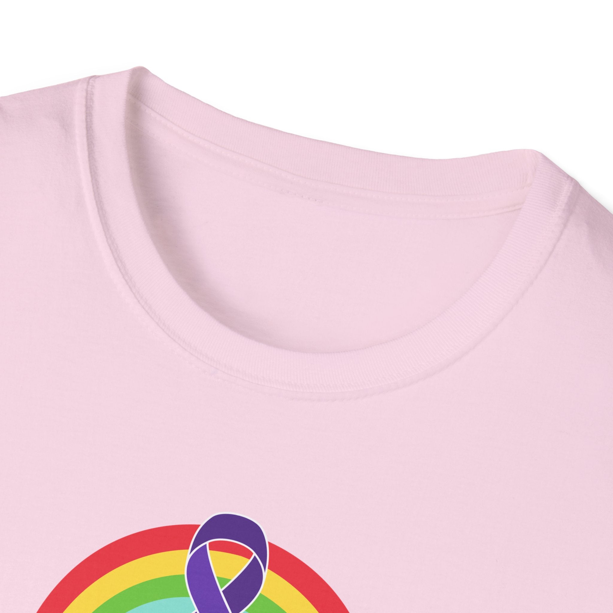 Unisex Softstyle T-Shirt - 'Count the Rainbows' Inspirational Tee - Clothing, T-shirts - EpiAl's Shop