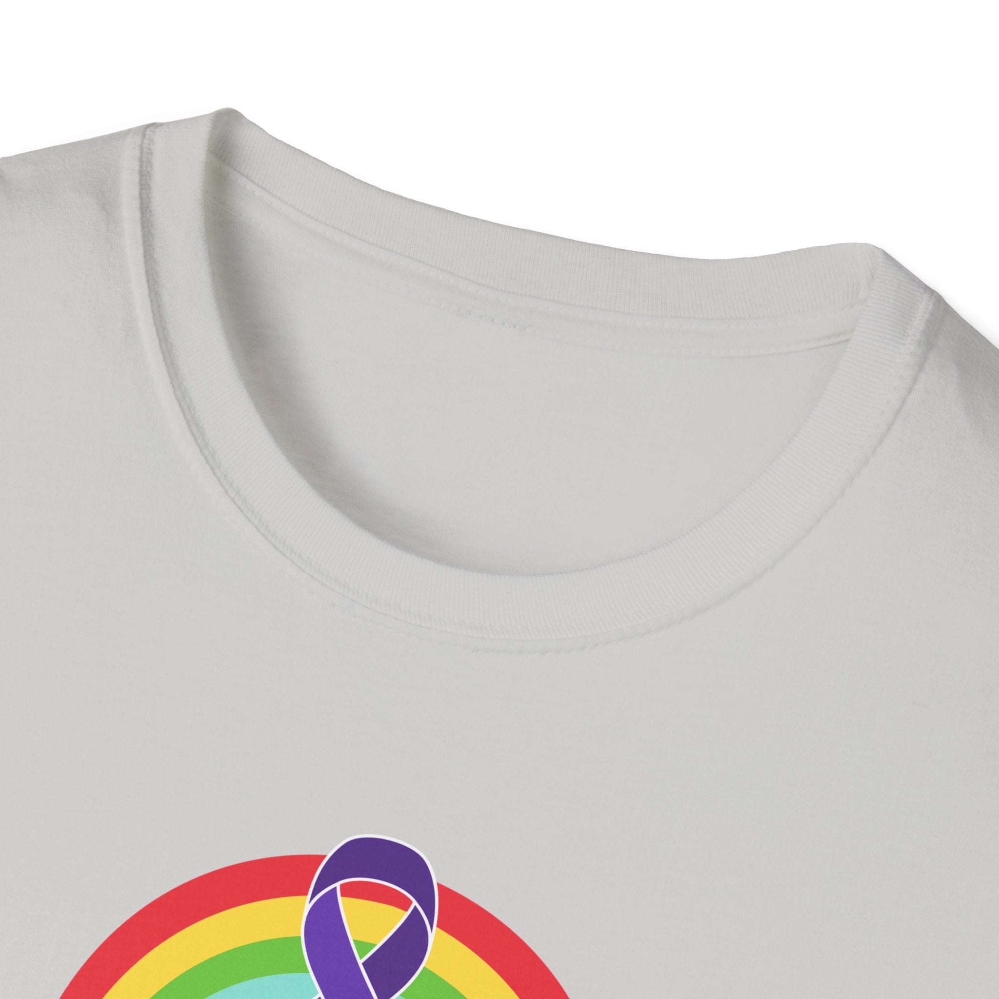 Unisex Softstyle T-Shirt - 'Count the Rainbows' Inspirational Tee - Clothing, T-shirts - EpiAl's Shop