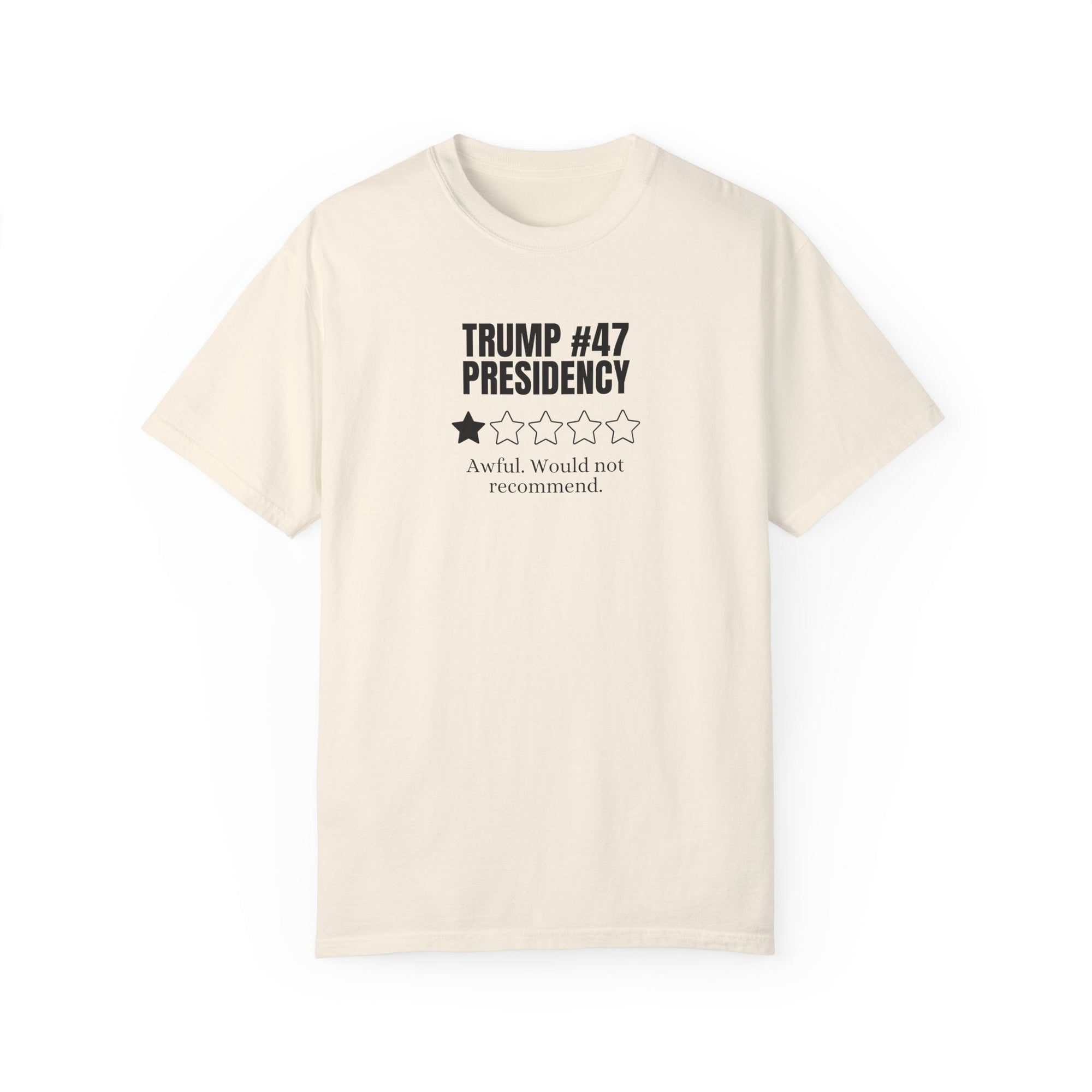 Unisex T-Shirt - 'Trump 47 Presidency' One Star Review Tee - Clothing, T-shirts - EpiAl's Shop