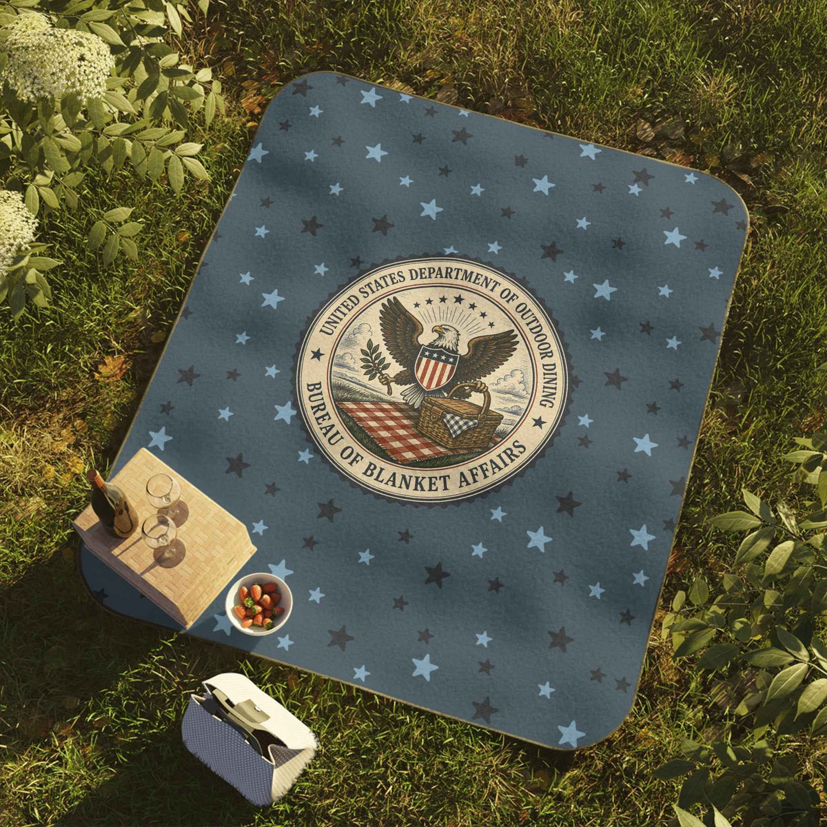 United States Department of Outdoor Dining Picnic Blanket - Decor, Blankets, Picnic - EpiAl's Shop