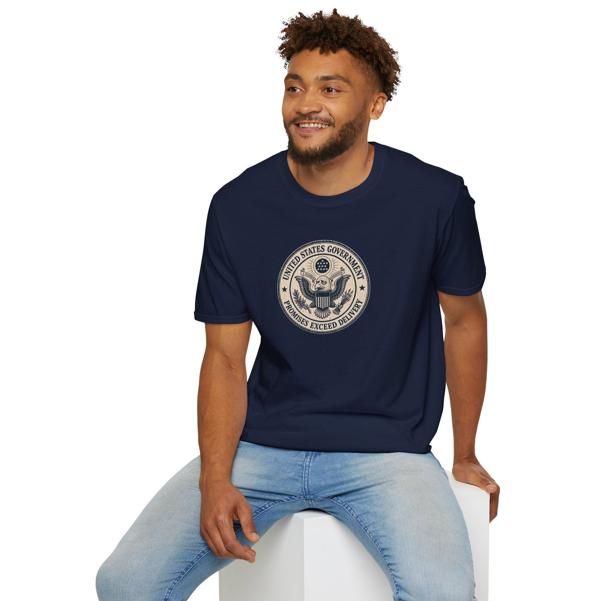 United States Government Seal Tee | “Promises Exceed Delivery” Shirt - Clothing, Unisex, T-Shirts - EpiAl's Shop