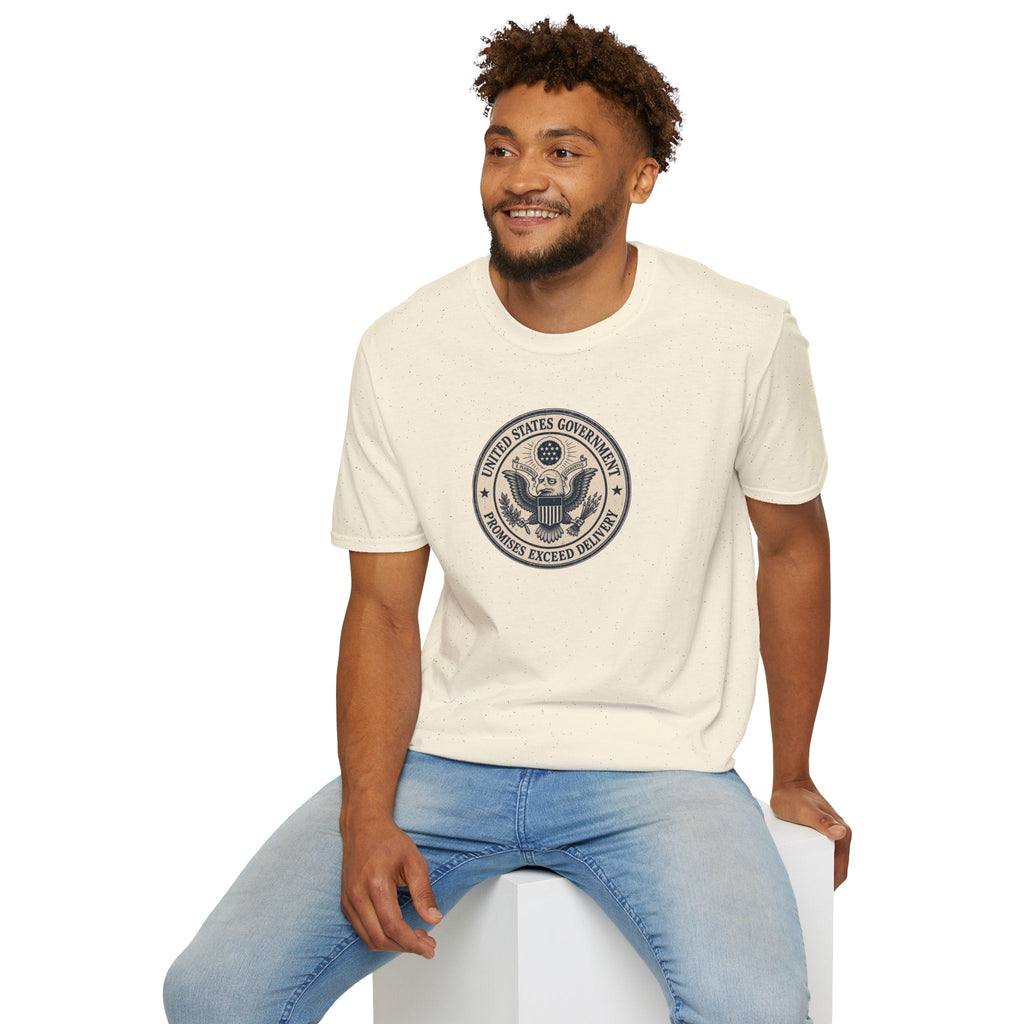 United States Government Seal Tee | “Promises Exceed Delivery” Shirt - Clothing, Unisex, T-Shirts - EpiAl's Shop
