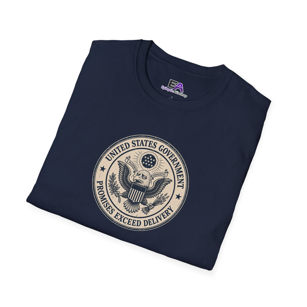 United States Government Seal Tee | “Promises Exceed Delivery” Shirt - Clothing, Unisex, T-Shirts - EpiAl's Shop