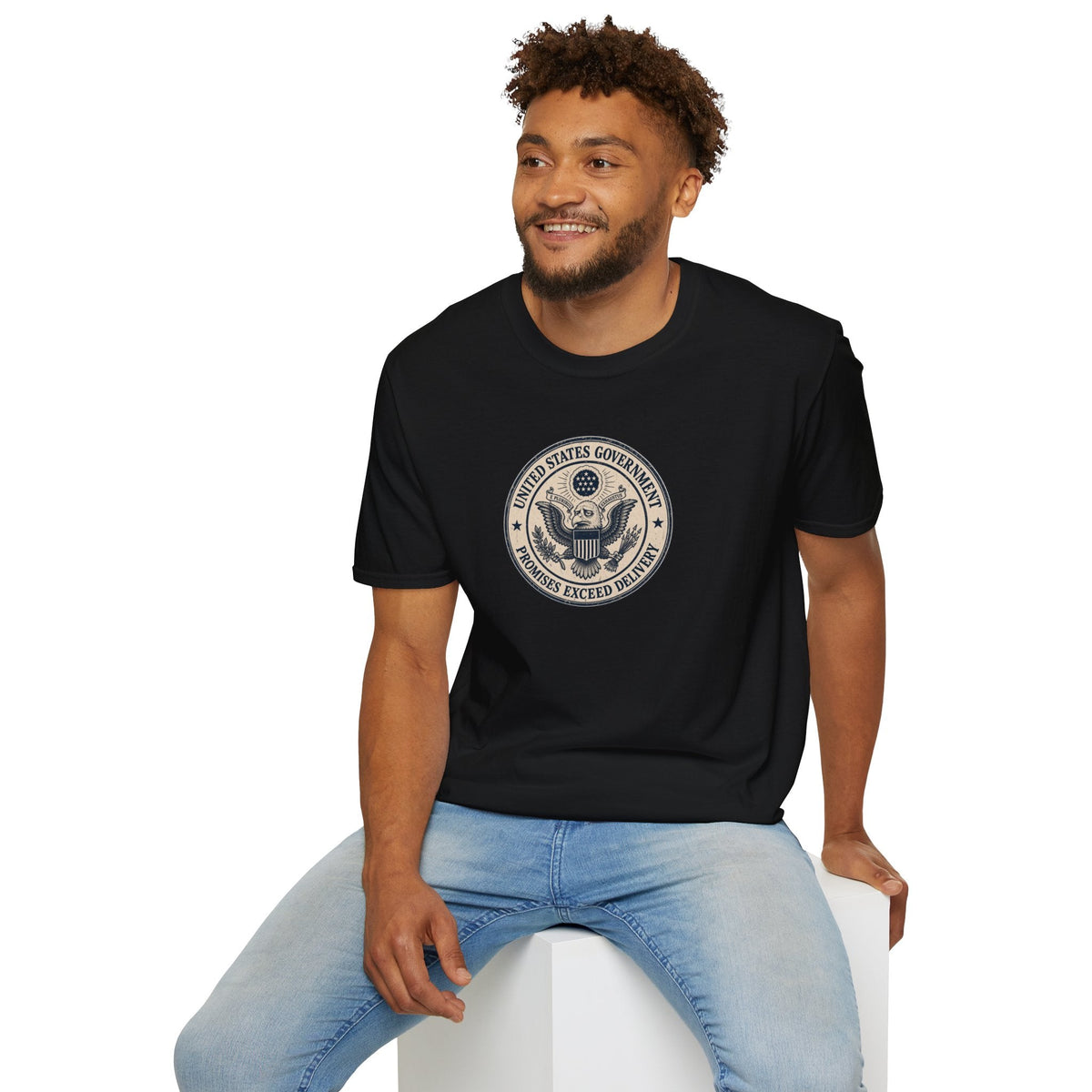 United States Government Seal Tee | “Promises Exceed Delivery” Shirt - Clothing, Unisex, T-Shirts - EpiAl's Shop