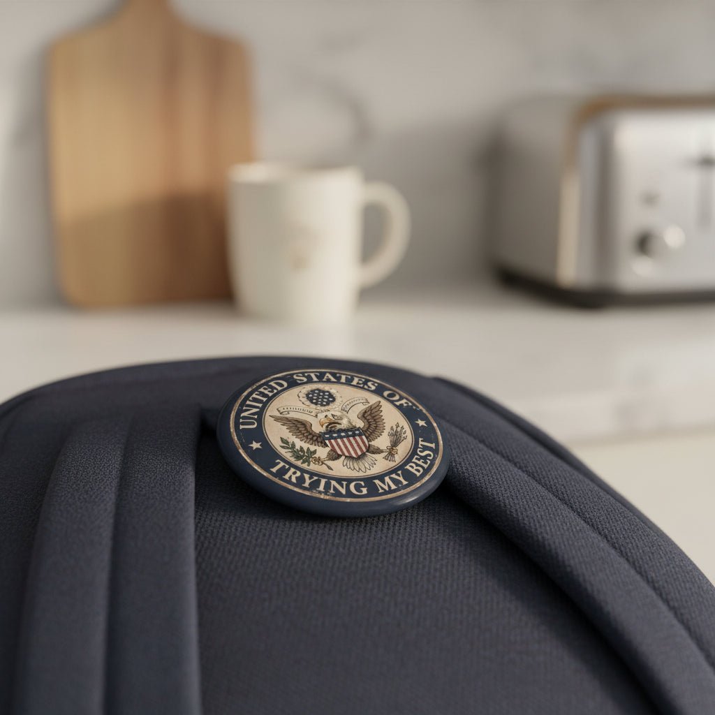 United States of Trying My Best Pinback Button - Buttons, Pinback - EpiAl's Shop