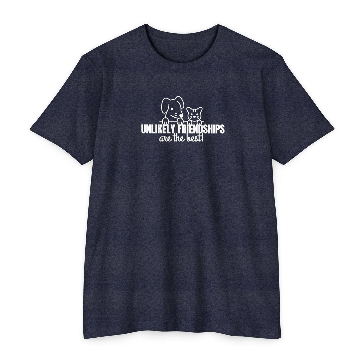 Unlikely Friendships Unisex CVC Jersey T - shirt - T - Shirt - Epileptic Al’s Shop