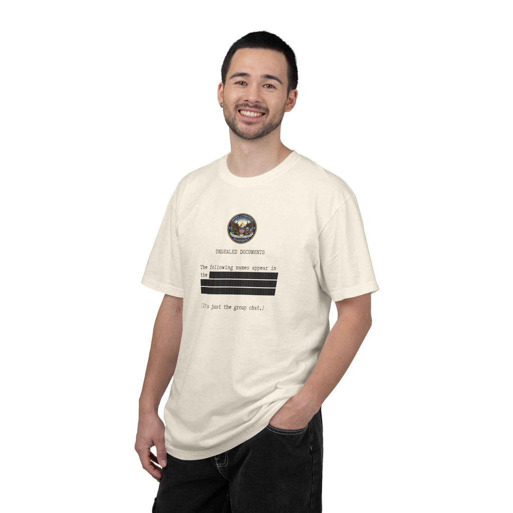 Unsealed Documents Unisex T-Shirt – Redacted Political Satire Tee - Clothing, Women, T-Shirts - EpiAl's Shop