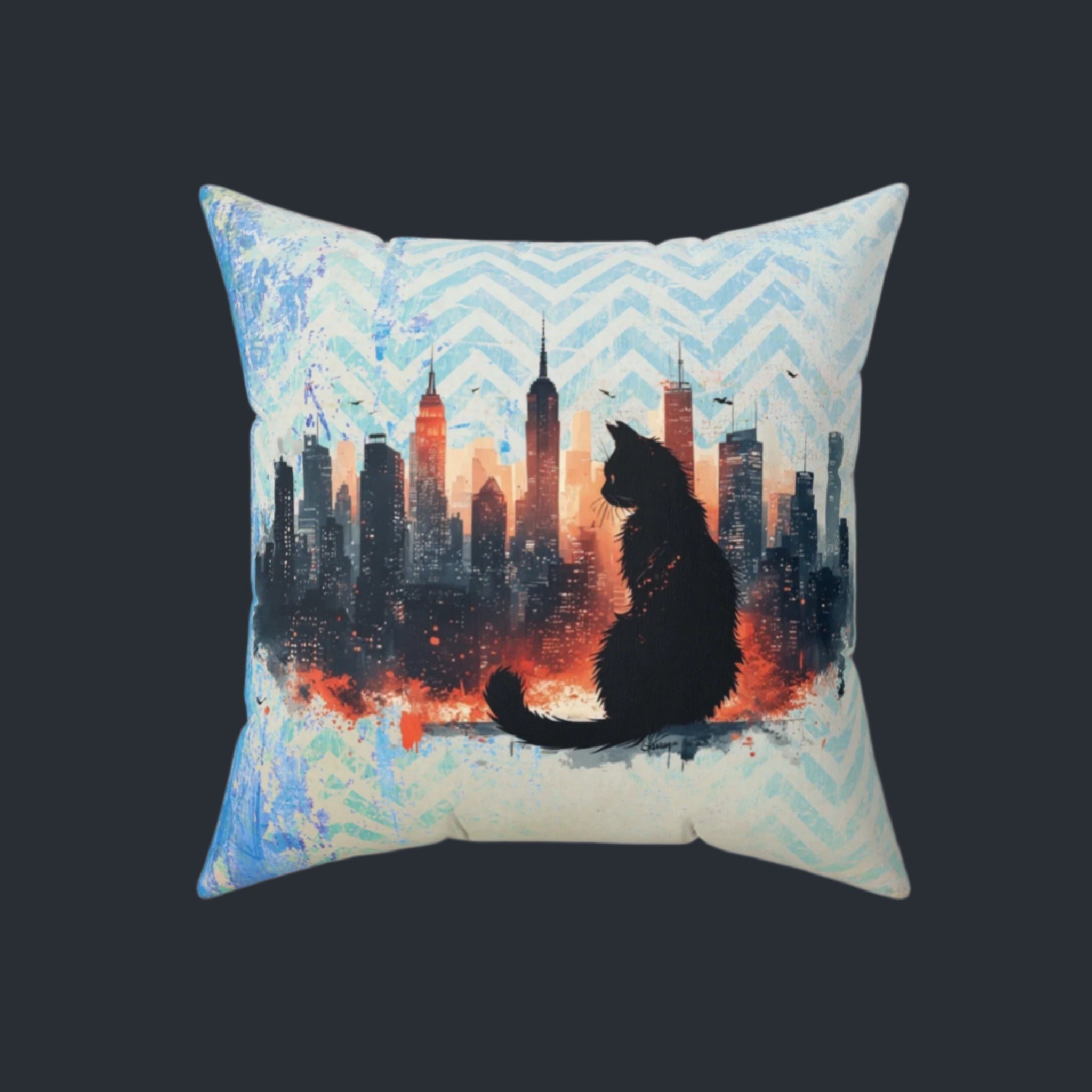 Urban Kitty Decorative Pillow, Home Decor - Decor, Home, Pillows - EpiAl's Shop