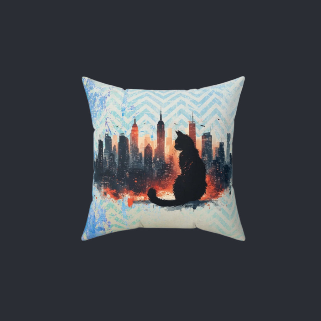 Urban Kitty Decorative Pillow, Home Decor - Decor, Home, Pillows - EpiAl's Shop