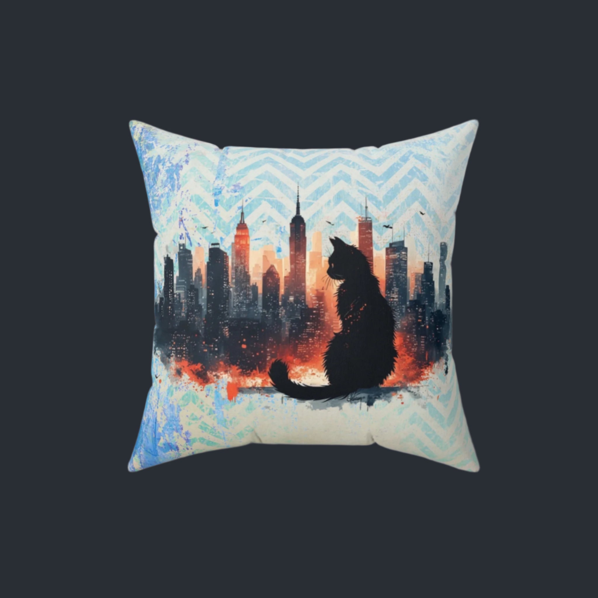 Urban Kitty Decorative Pillow, Home Decor - Decor, Home, Pillows - EpiAl's Shop