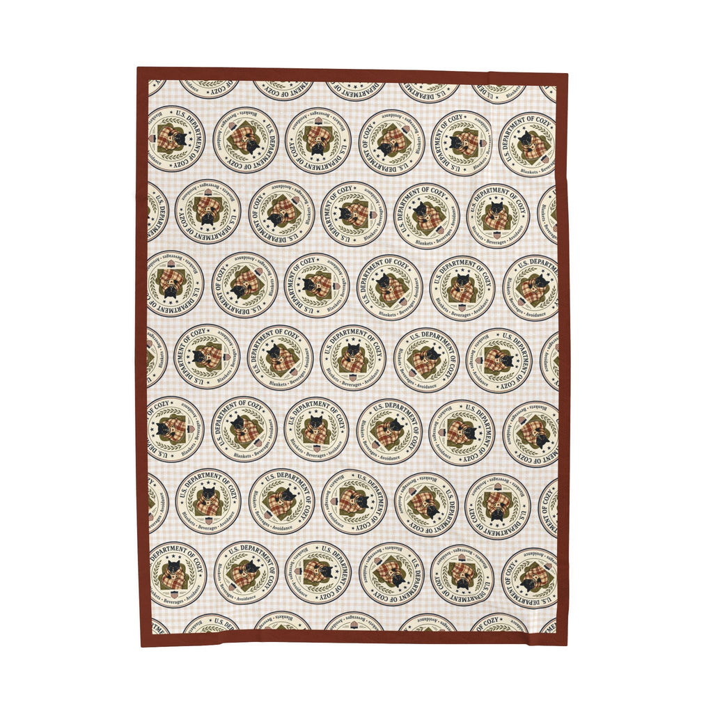 U.S. Department of Cozy Plush Blanket | Funny Cat Throw Blanket - Decor, Blankets, Throw - EpiAl's Shop