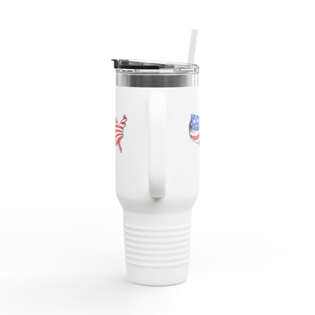 USA Map 40oz Insulated Tumbler with Handle | Patriotic Drinkware - Drinkware, Tumblers & Travel Mugs - EpiAl's Shop