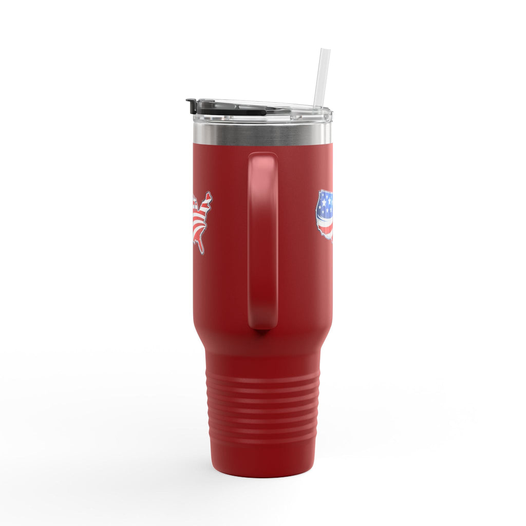 USA Map 40oz Insulated Tumbler with Handle | Patriotic Drinkware - Drinkware, Tumblers & Travel Mugs - EpiAl's Shop
