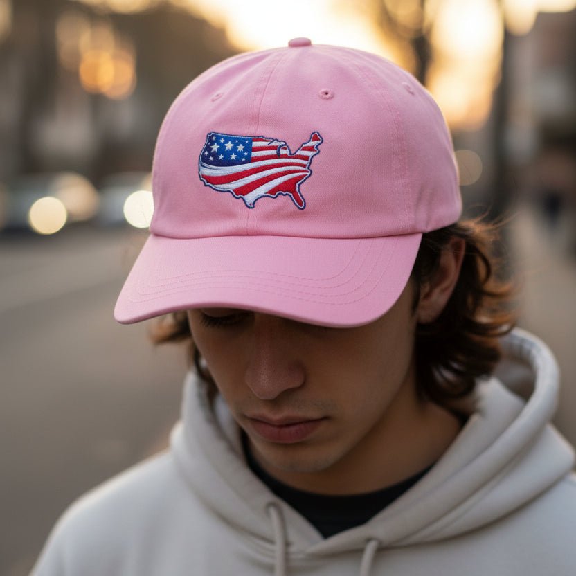 USA Map Embroidered Hat – Patriotic Political Parody Cap - Hats, Baseball & Trucker - EpiAl's Shop