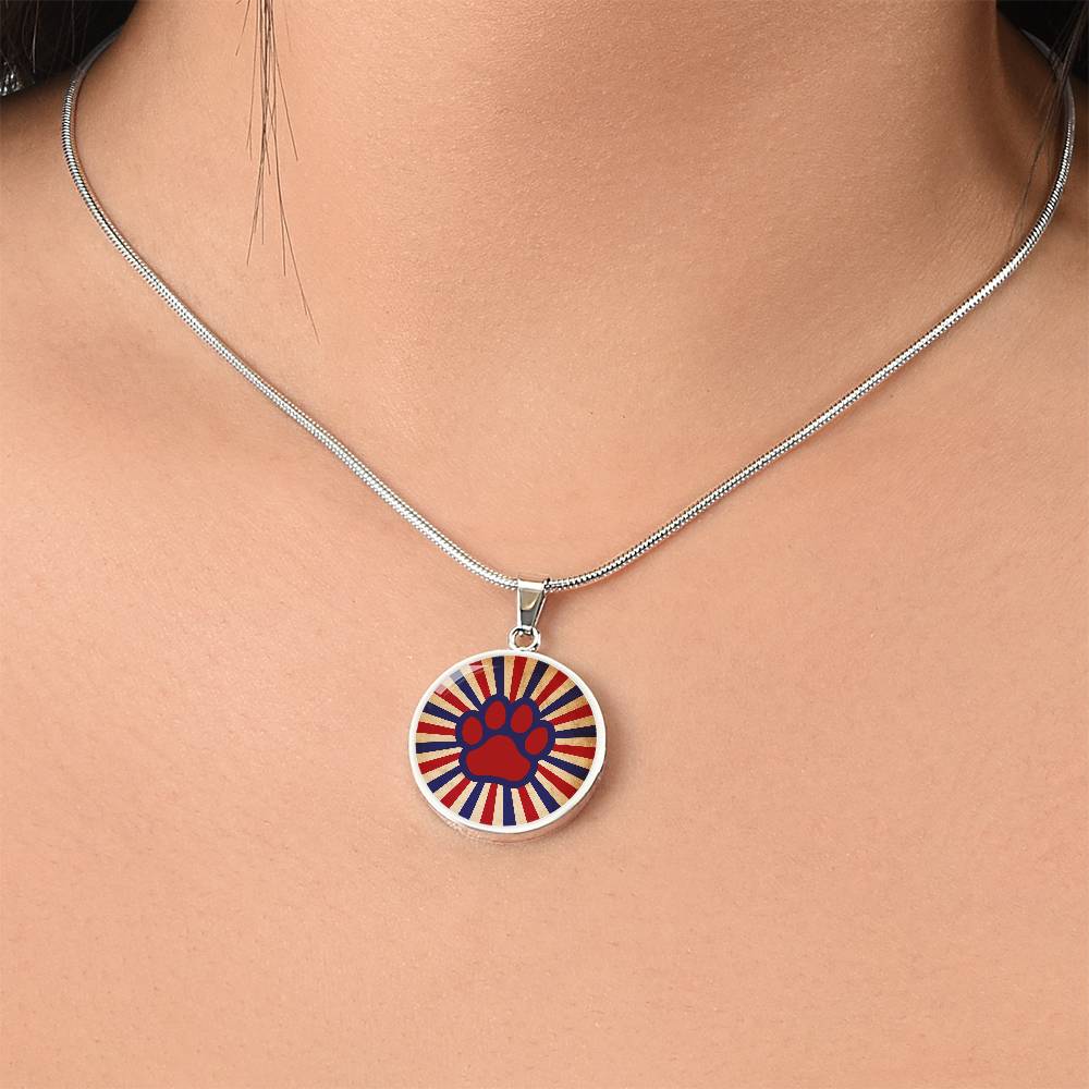USA Paw Necklace - Jewelry - Epileptic Al’s Shop