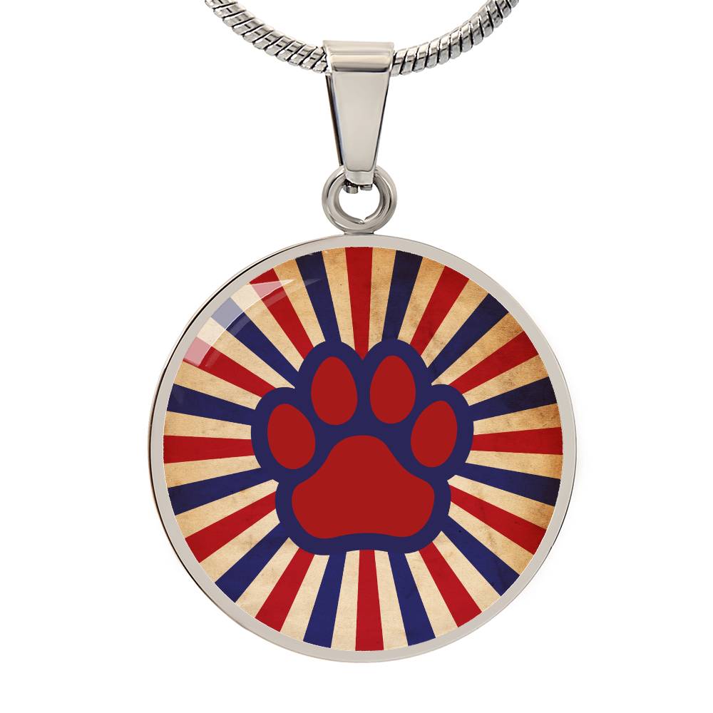 USA Paw Necklace - Jewelry - Epileptic Al’s Shop
