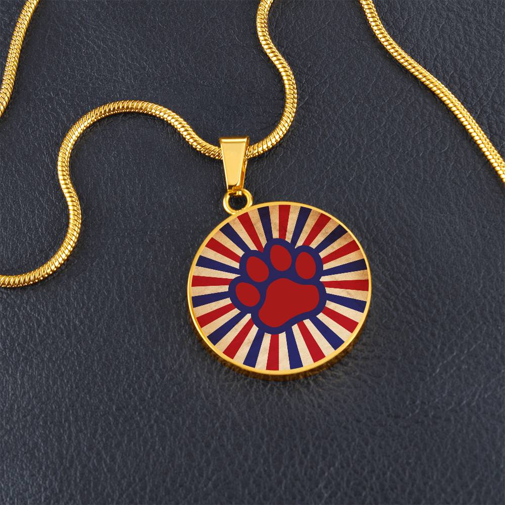 USA Paw Necklace - Jewelry - Epileptic Al’s Shop