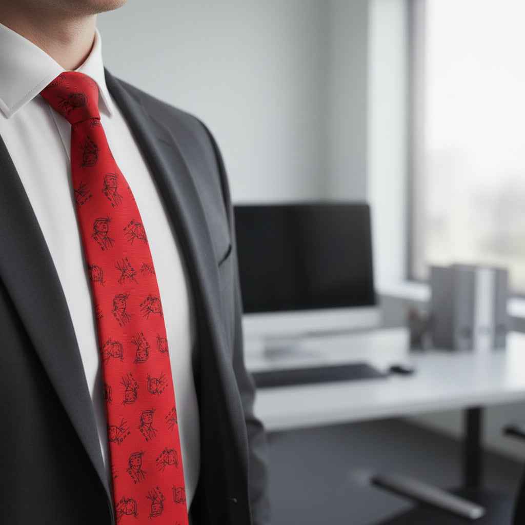 USA Statement Tie – Patriotic Graphic Satin Necktie - Clothing, Men, Neckties - EpiAl's Shop