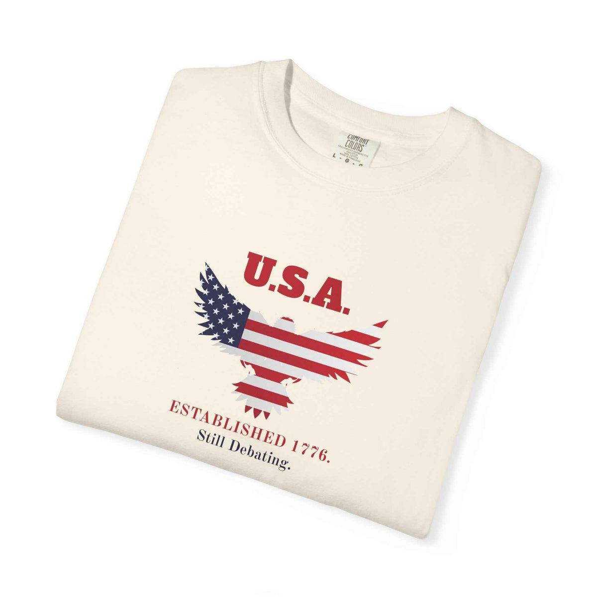 U.S.A. Still Debating Tee – Patriotic Humor Heavyweight Shirt - Clothing, Unisex, T-Shirts - EpiAl's Shop