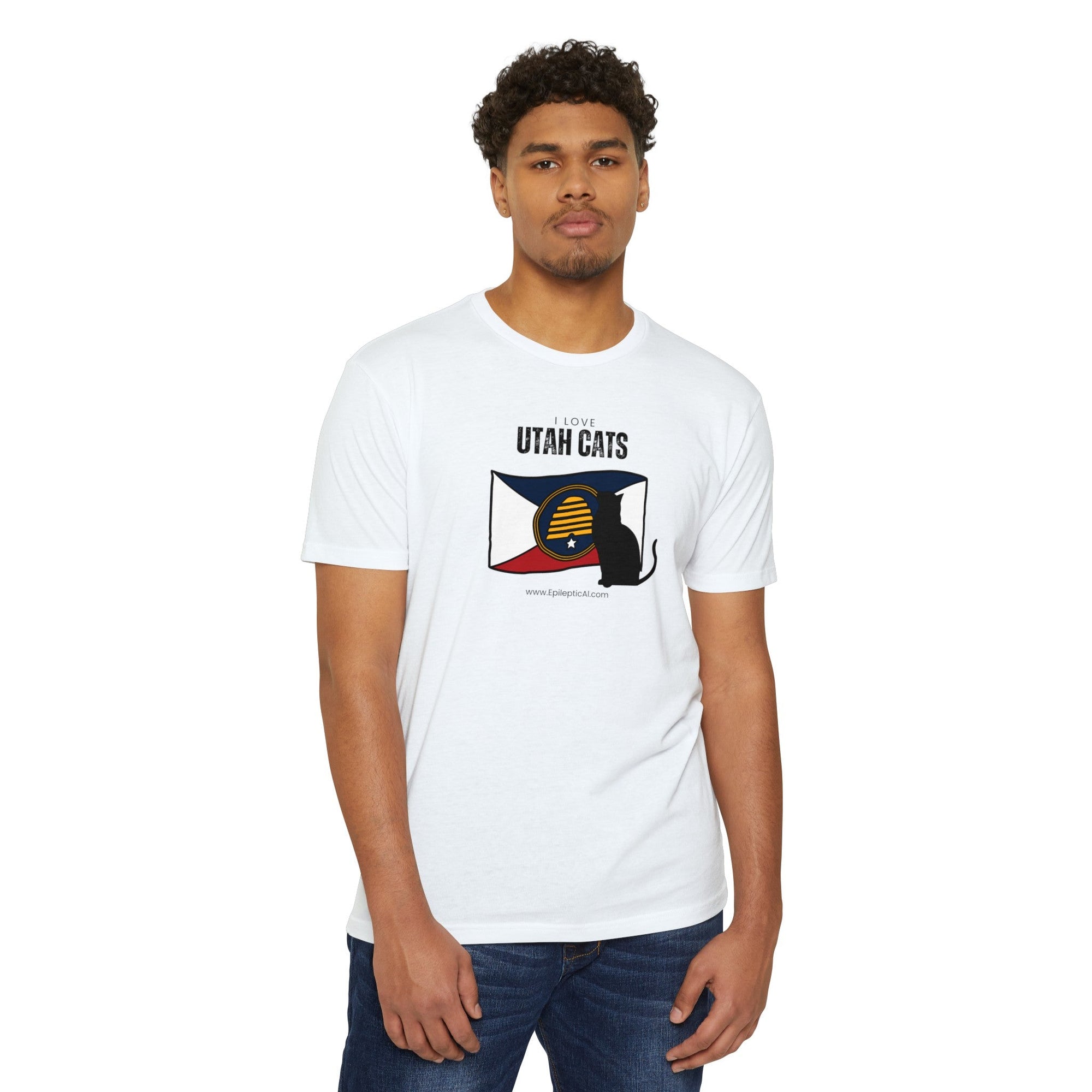 Utah Cats Unisex CVC Jersey T - shirt - T - Shirt - Epileptic Al’s Shop