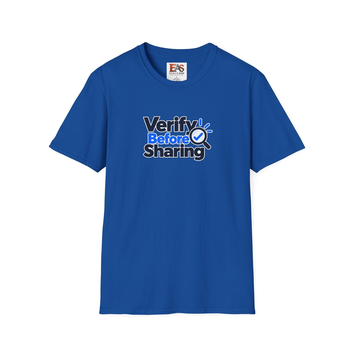 Verify Before Sharing T-Shirt | Critical Thinking & Media Literacy Graphic Tee - Clothing, Unisex, T-Shirts - EpiAl's Shop