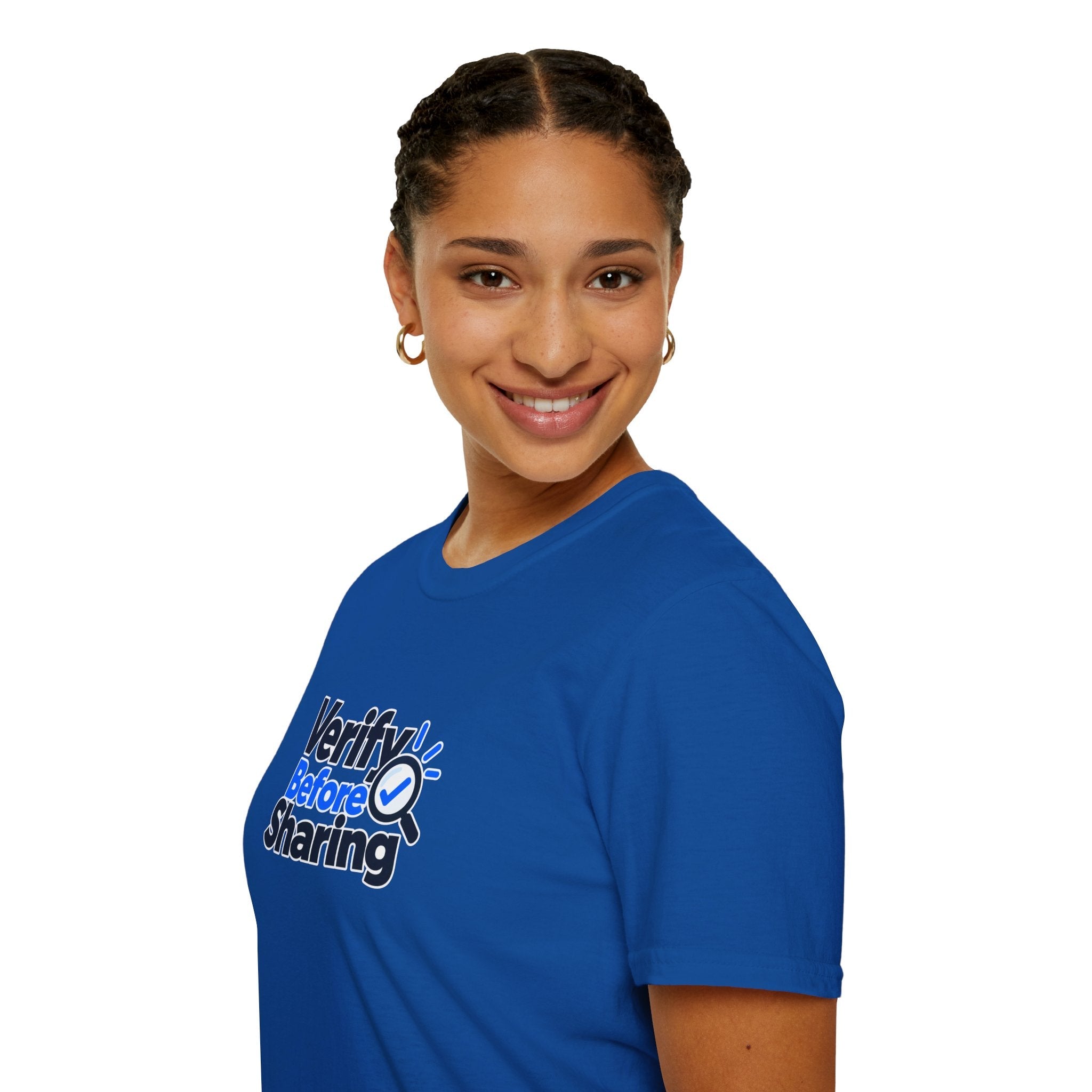 Verify Before Sharing T-Shirt | Critical Thinking & Media Literacy Graphic Tee - Clothing, Unisex, T-Shirts - EpiAl's Shop