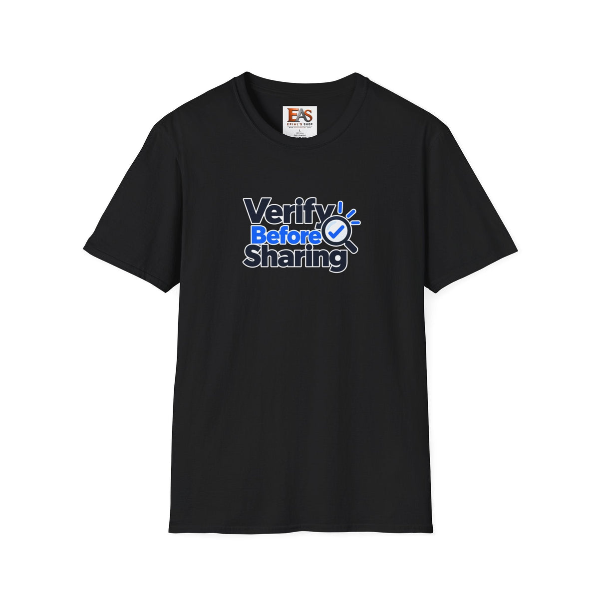 Verify Before Sharing T-Shirt | Critical Thinking & Media Literacy Graphic Tee - Clothing, Unisex, T-Shirts - EpiAl's Shop