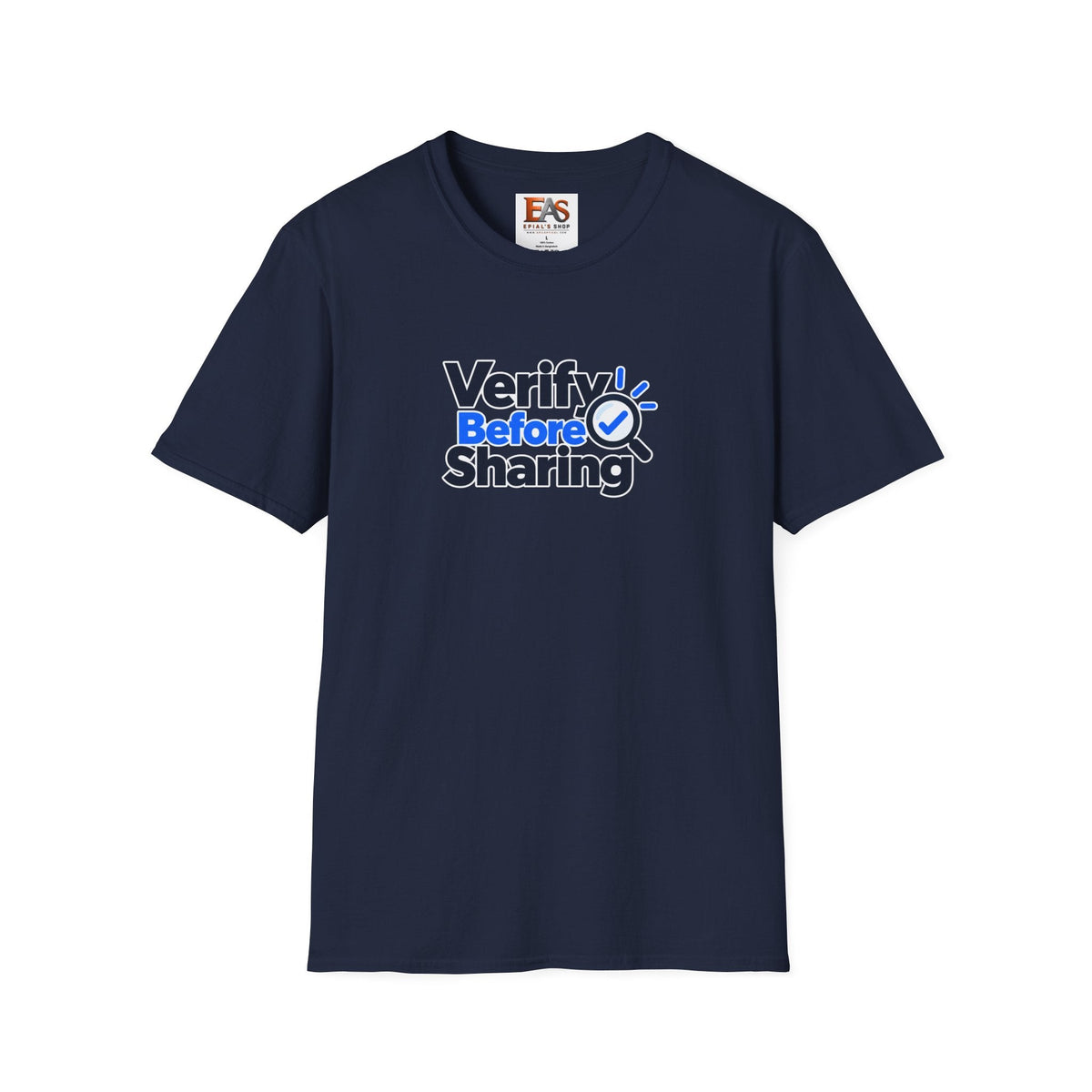 Verify Before Sharing T-Shirt | Critical Thinking & Media Literacy Graphic Tee - Clothing, Unisex, T-Shirts - EpiAl's Shop
