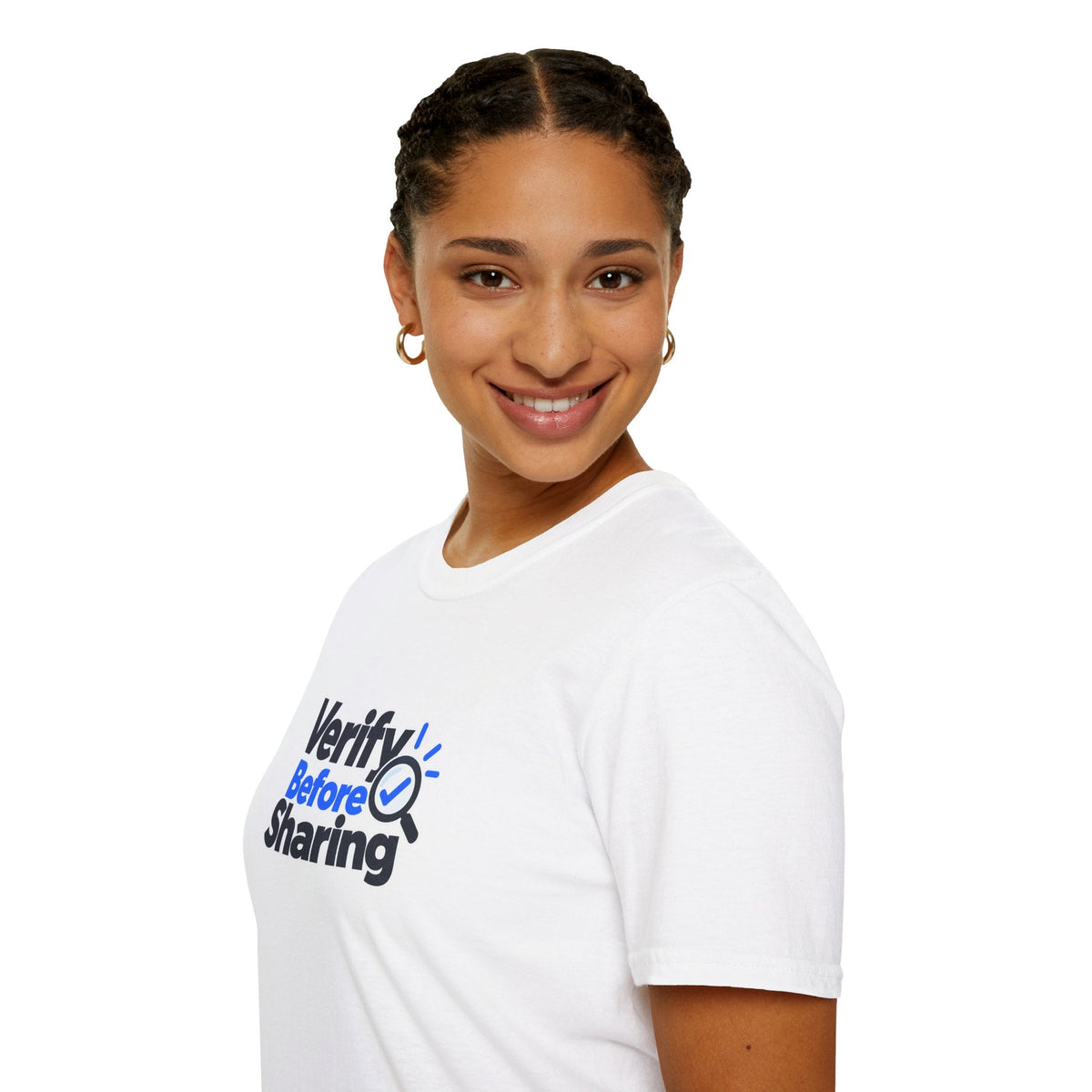 Verify Before Sharing T-Shirt | Critical Thinking & Media Literacy Graphic Tee - Clothing, Unisex, T-Shirts - EpiAl's Shop
