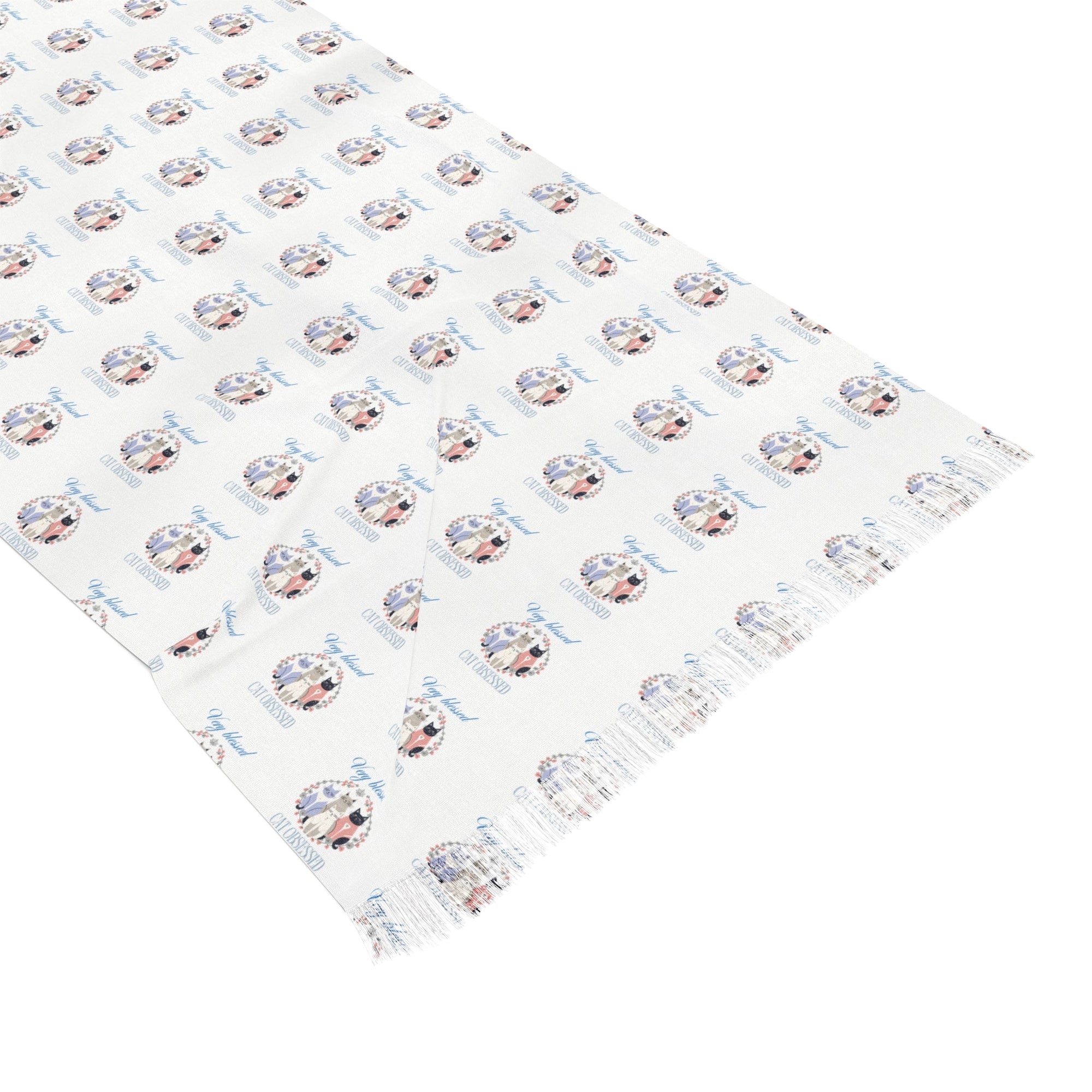 Very Blessed Cat Obsessed Light Scarf - Clothing, Scarves - EpiAl's Shop