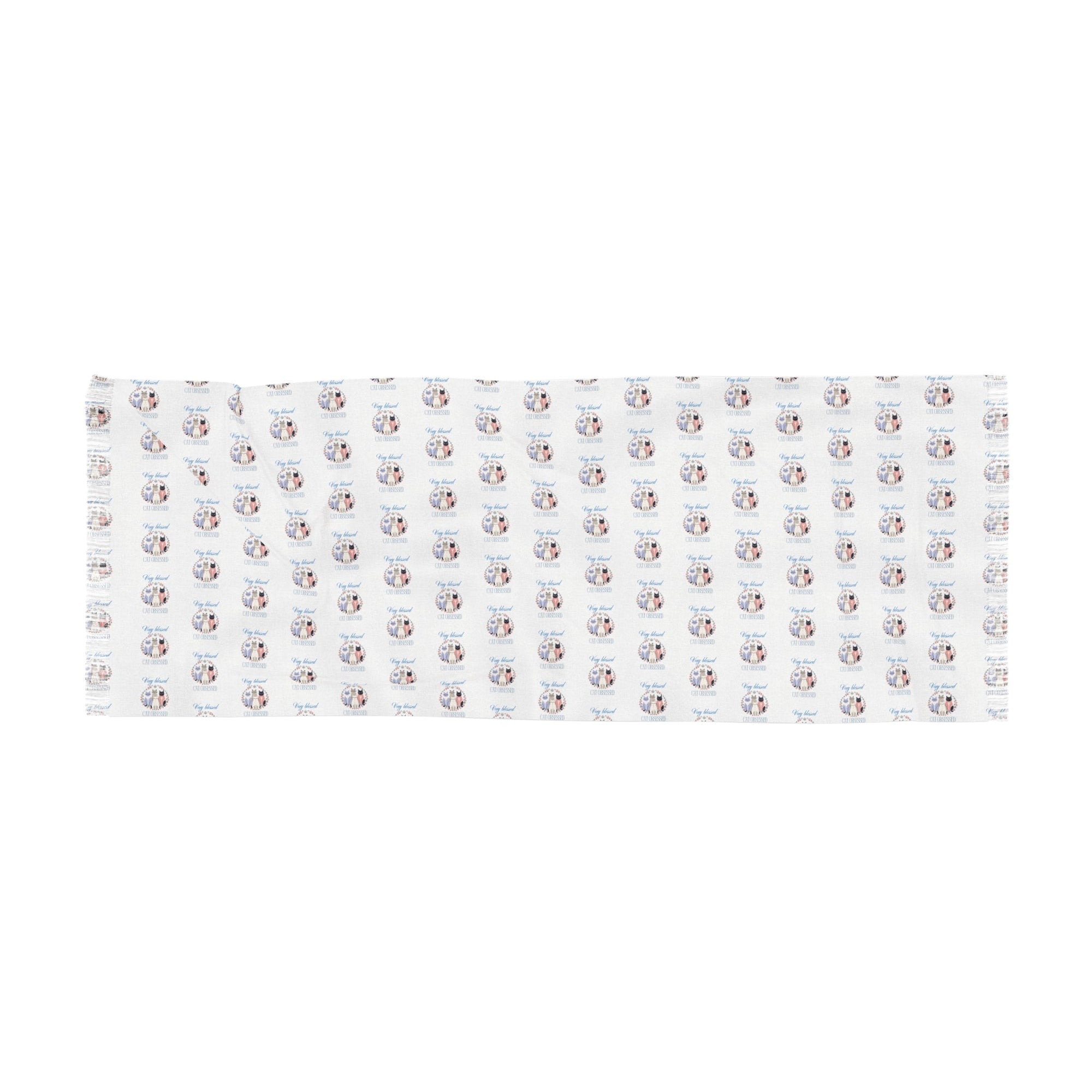 Very Blessed Cat Obsessed Light Scarf - Clothing, Scarves - EpiAl's Shop