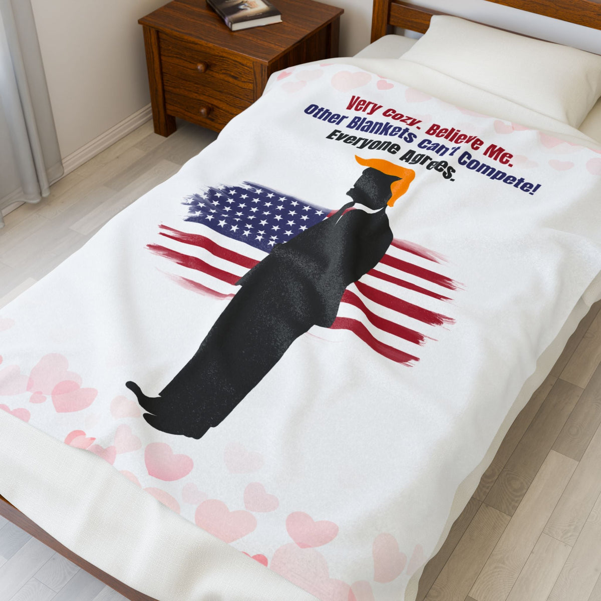 Very Cozy. Believe Me. Political Parody Blanket - Decor, Blankets, Throw - EpiAl's Shop