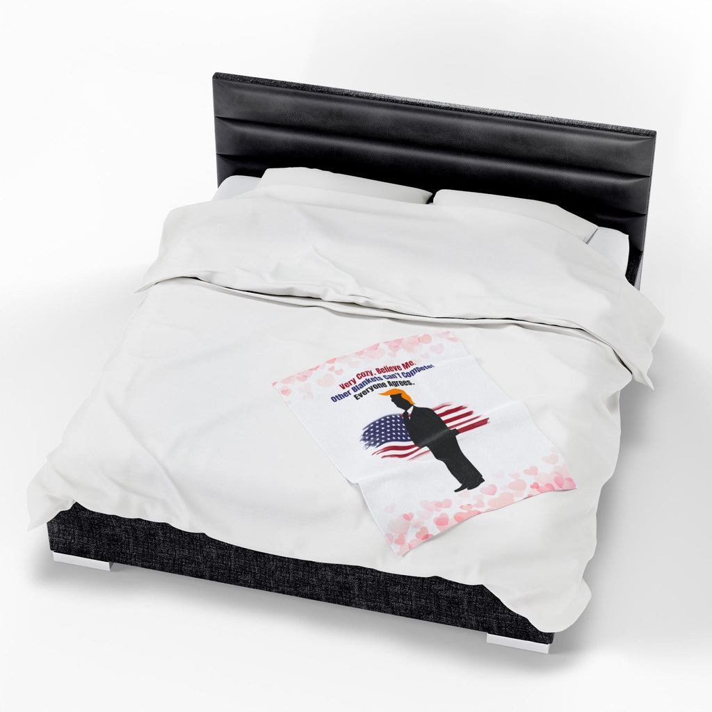 Very Cozy. Believe Me. Political Parody Blanket - Decor, Blankets, Throw - EpiAl's Shop