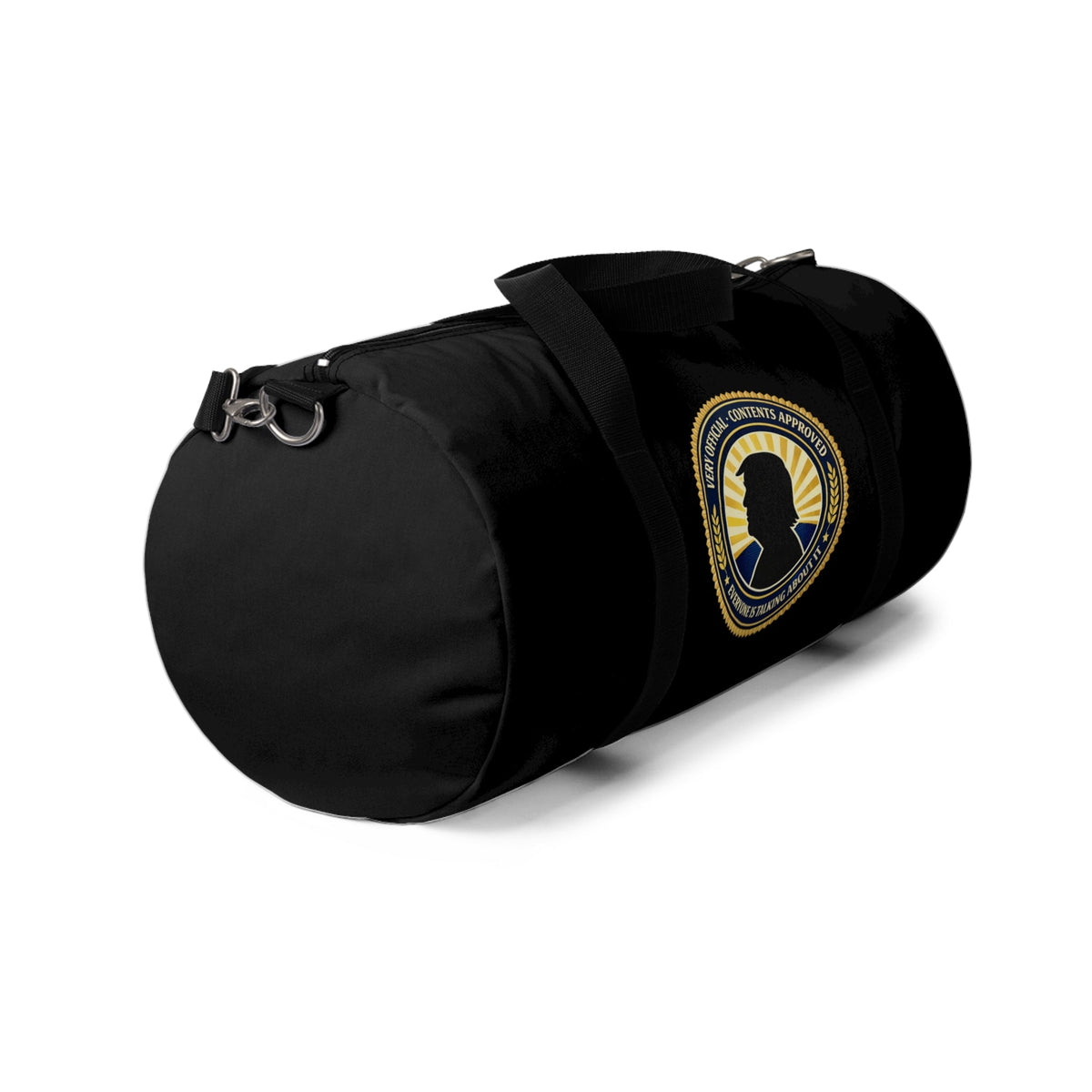 Very Official Contents Approved Duffel Bag | Political Parody Travel Bag - Bags, Duffel - EpiAl's Shop